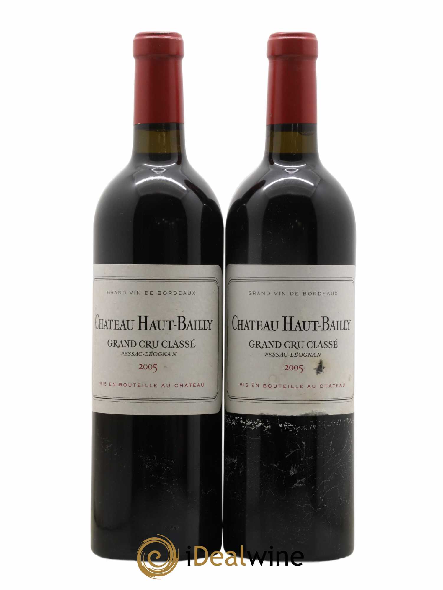 Château Haut-Bailly Cru Classé de Graves 2005 - Lot de 2 bouteilles - 0
