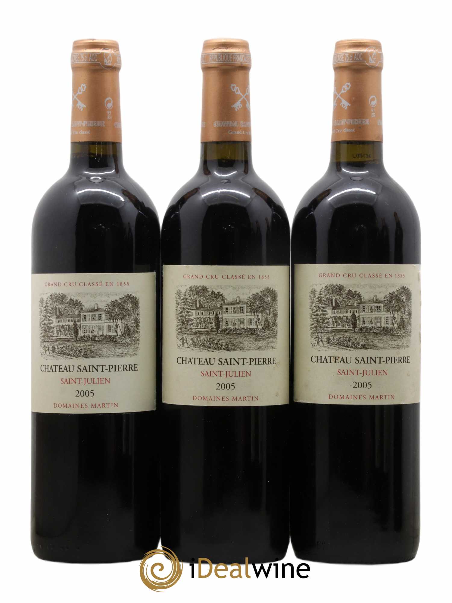 Château Saint-Pierre 4ème Grand Cru Classé 2005 - Lot de 6 bouteilles - 2
