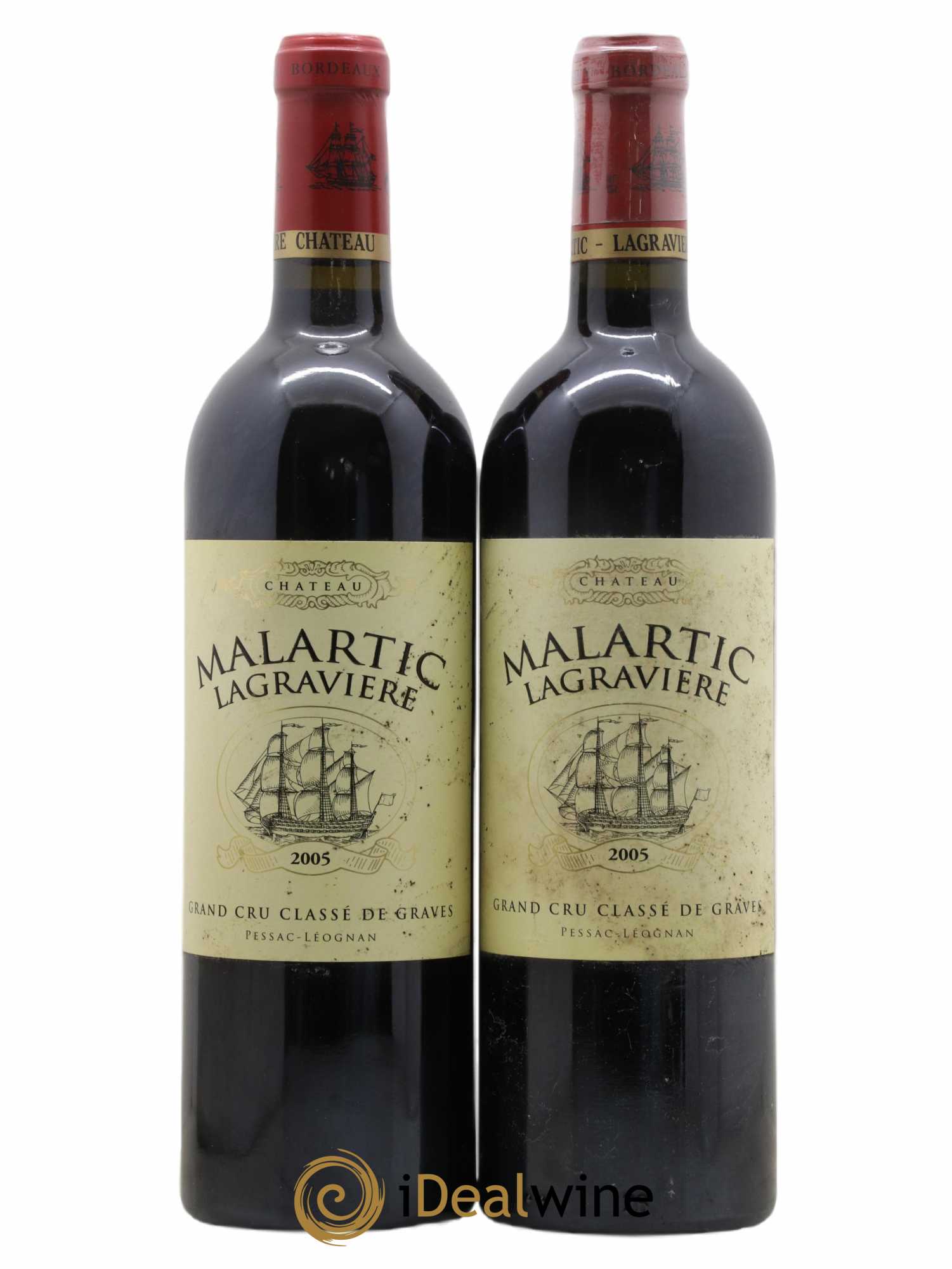 Château Malartic-Lagravière Cru Classé de Graves 2005 - Lot de 2 bouteilles - 0