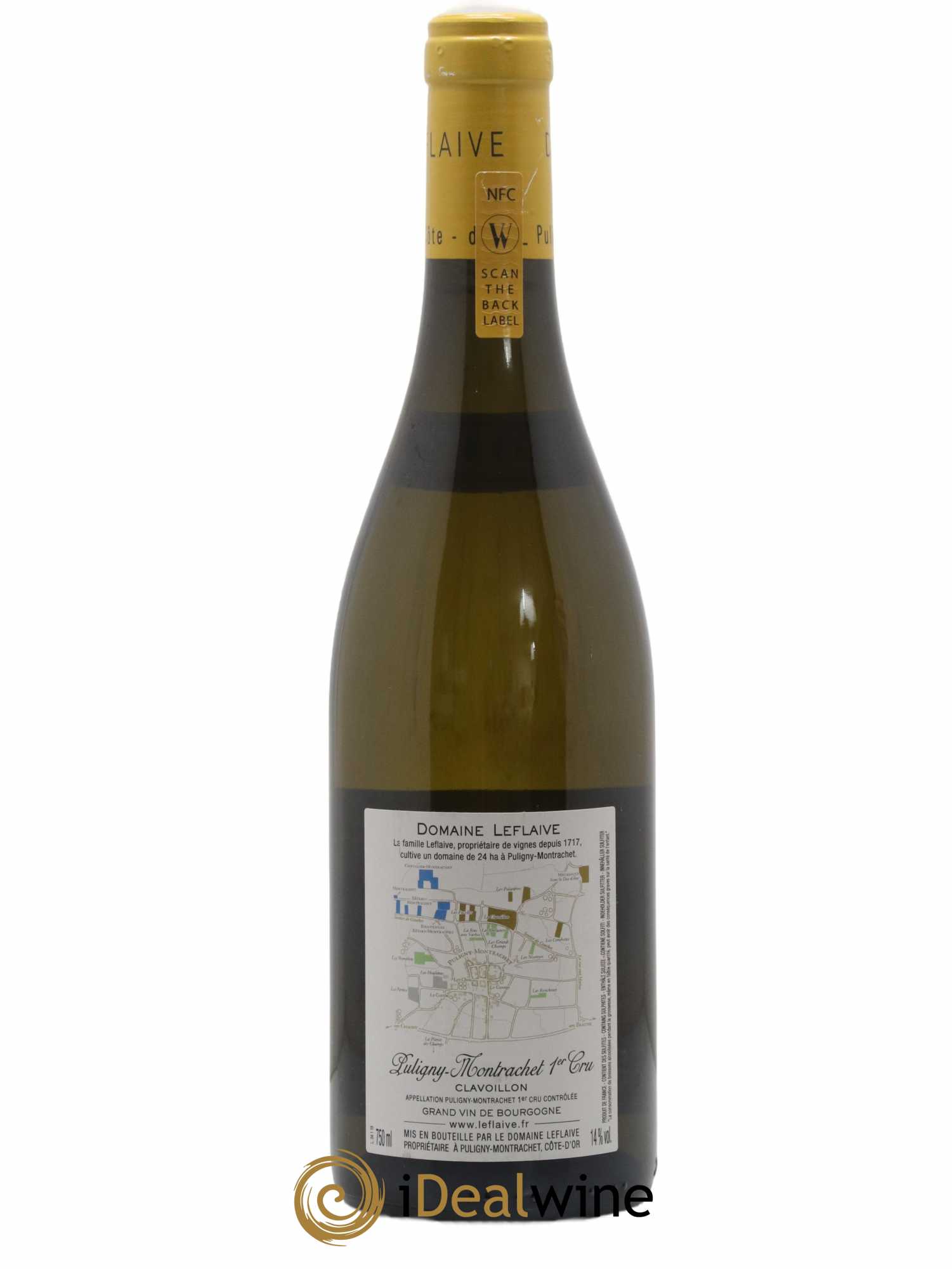 Puligny-Montrachet 1er Cru Clavoillon Leflaive (Domaine) 2019 - Lot de 1 bouteille - 1