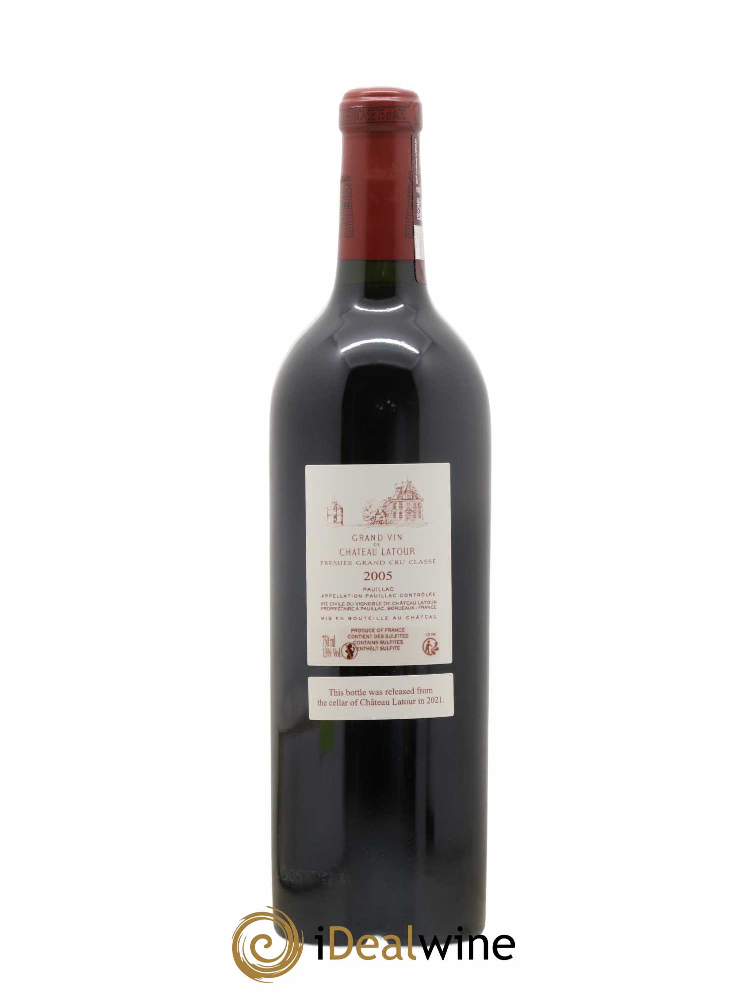 Château Latour 1er Grand Cru Classé 2005 - Lot de 1 bouteille - 1