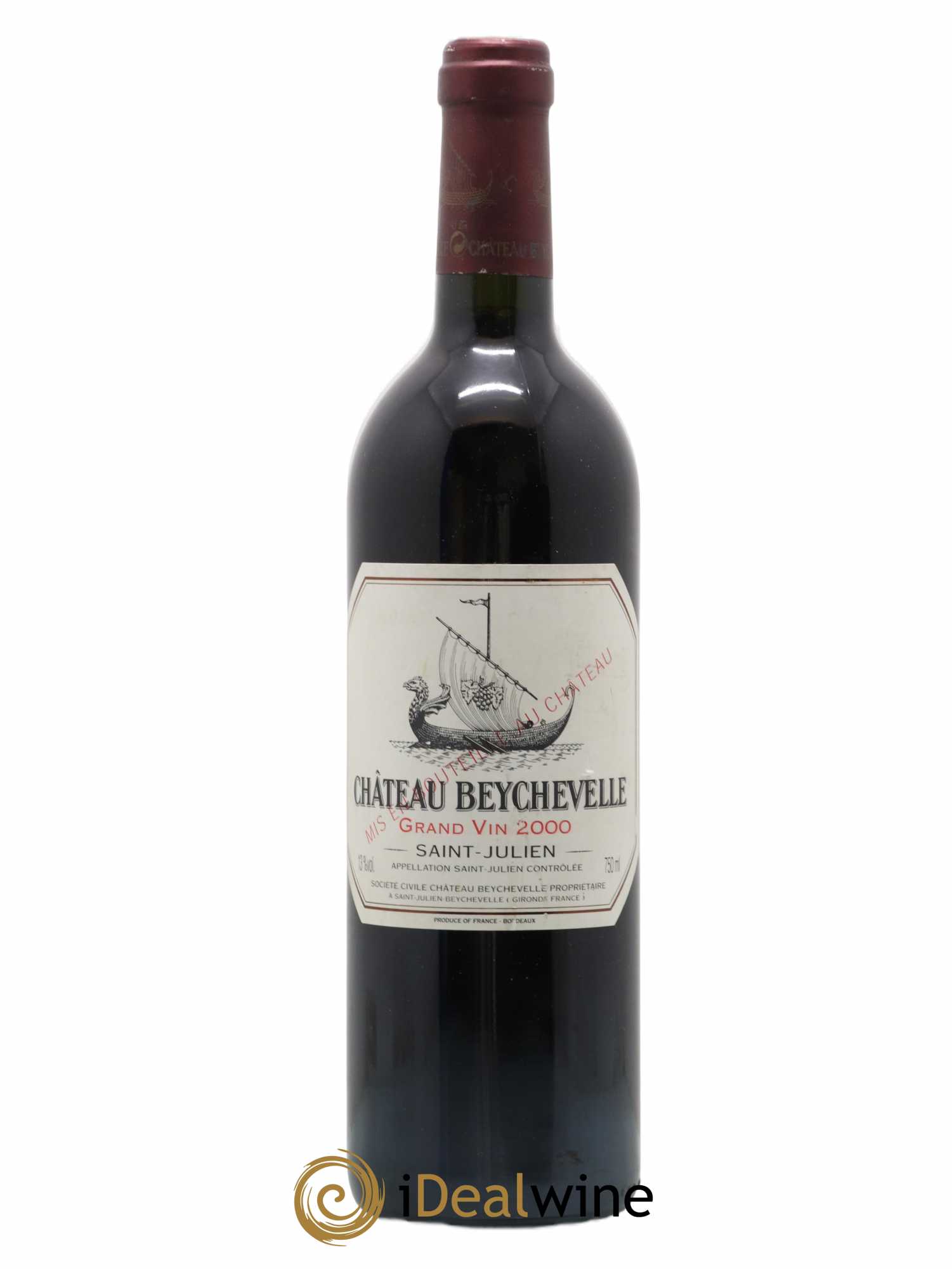 Château Beychevelle 4ème Grand Cru Classé 2000 - Lot de 1 bouteille - 0