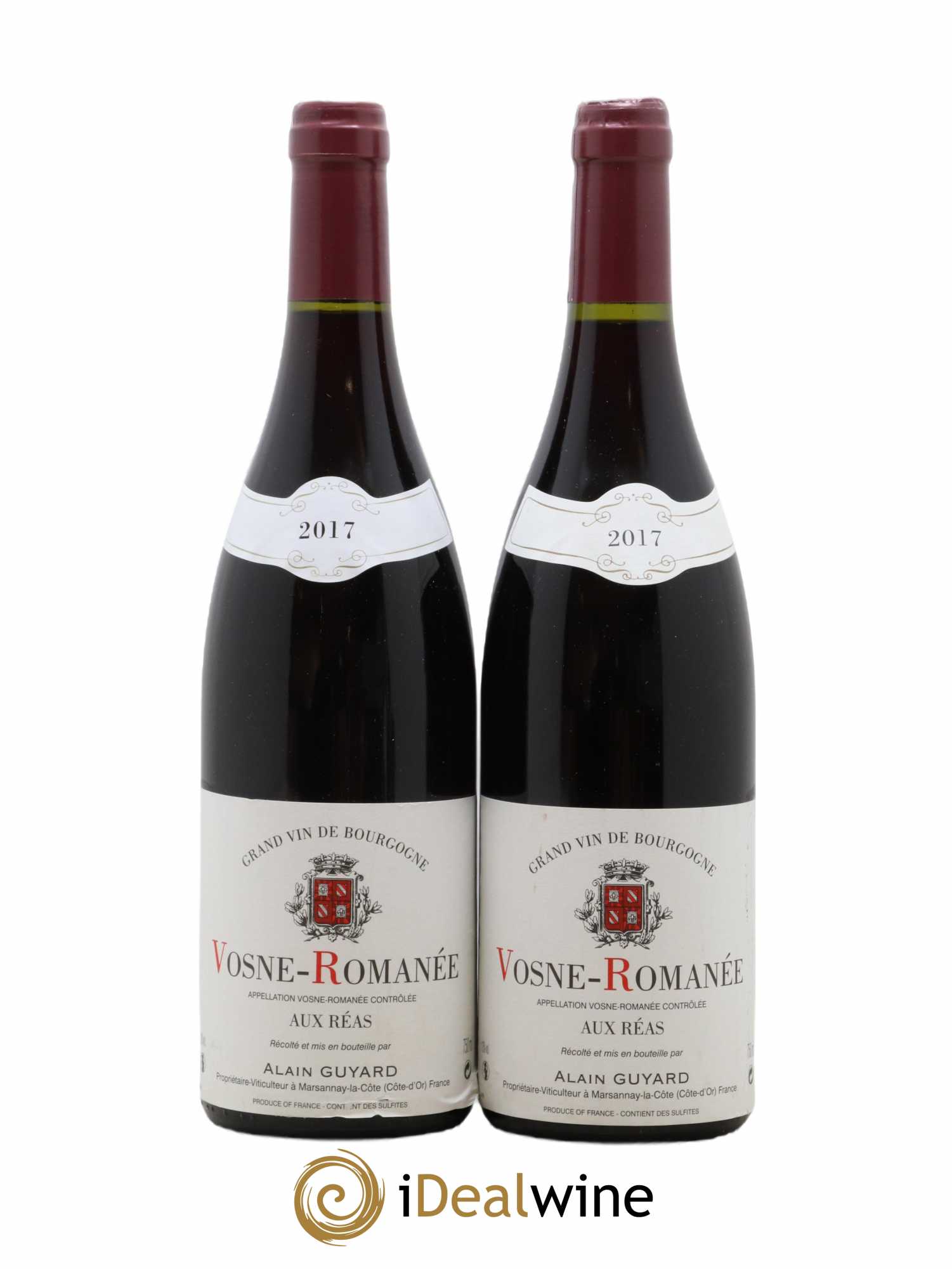 Vosne-Romanée Aux Réas Alain Guyard 2017 - Lot de 2 bouteilles - 0