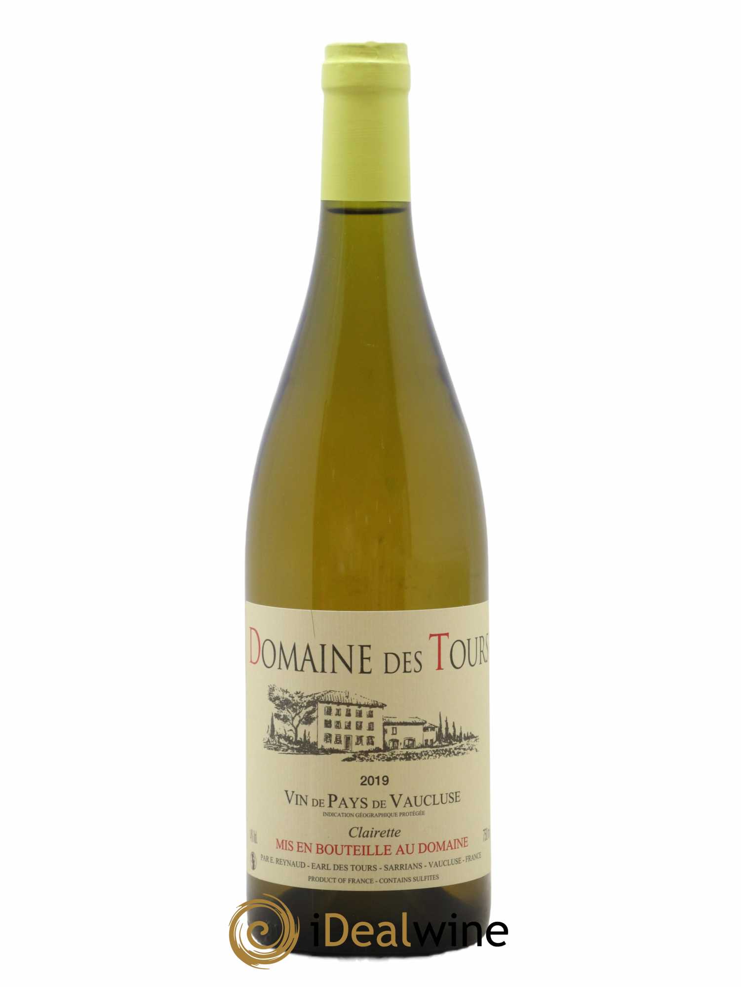 Vaucluse (Vin de Pays de Vaucluse) Domaine des Tours Emmanuel Reynaud (sans prix de réserve) 2019 - Lot de 1 bouteille - 0