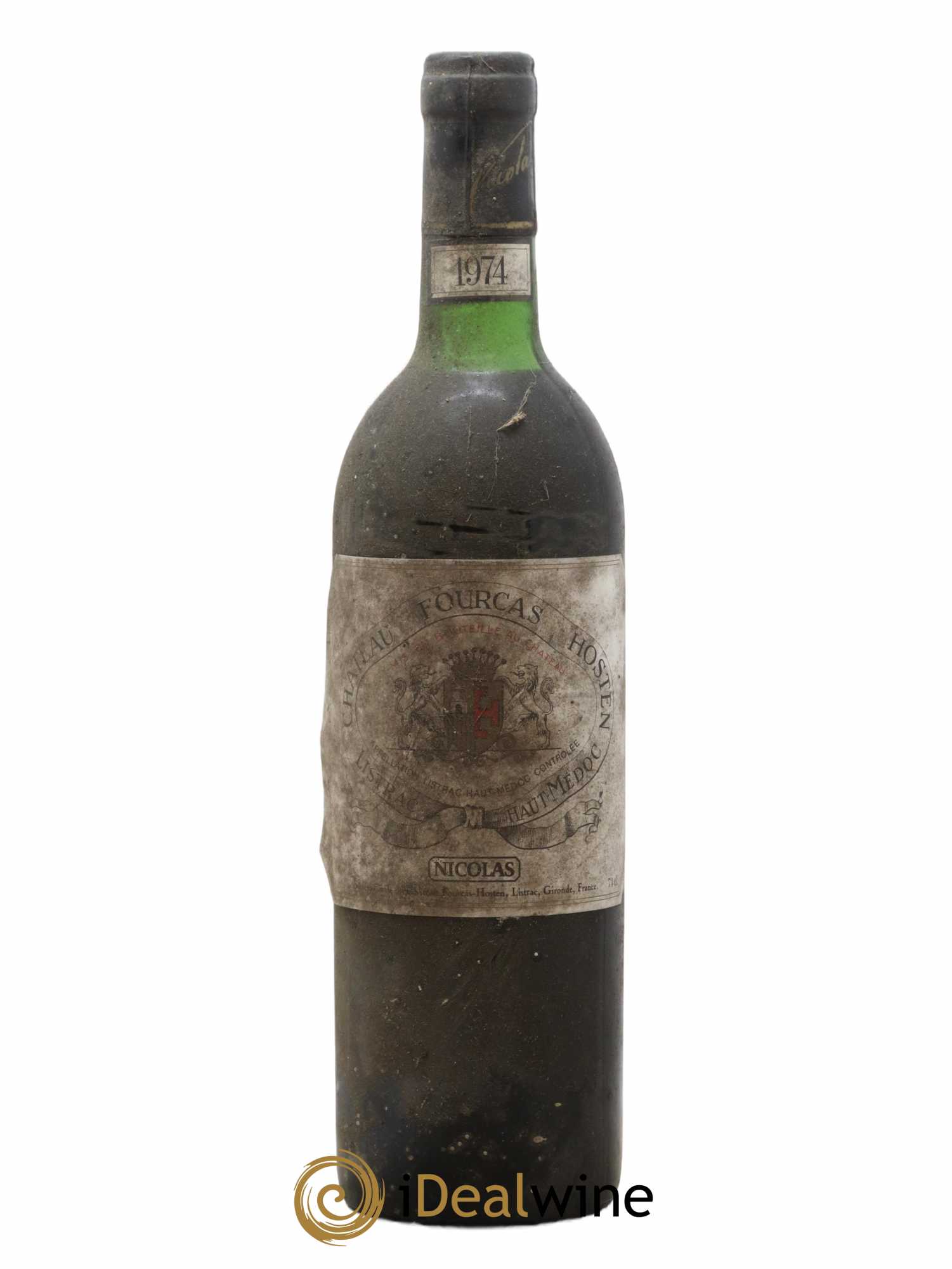Château Fourcas Hosten Cru Bourgeois (sans prix de réserve) 1974 - Lot de 1 bouteille - 0