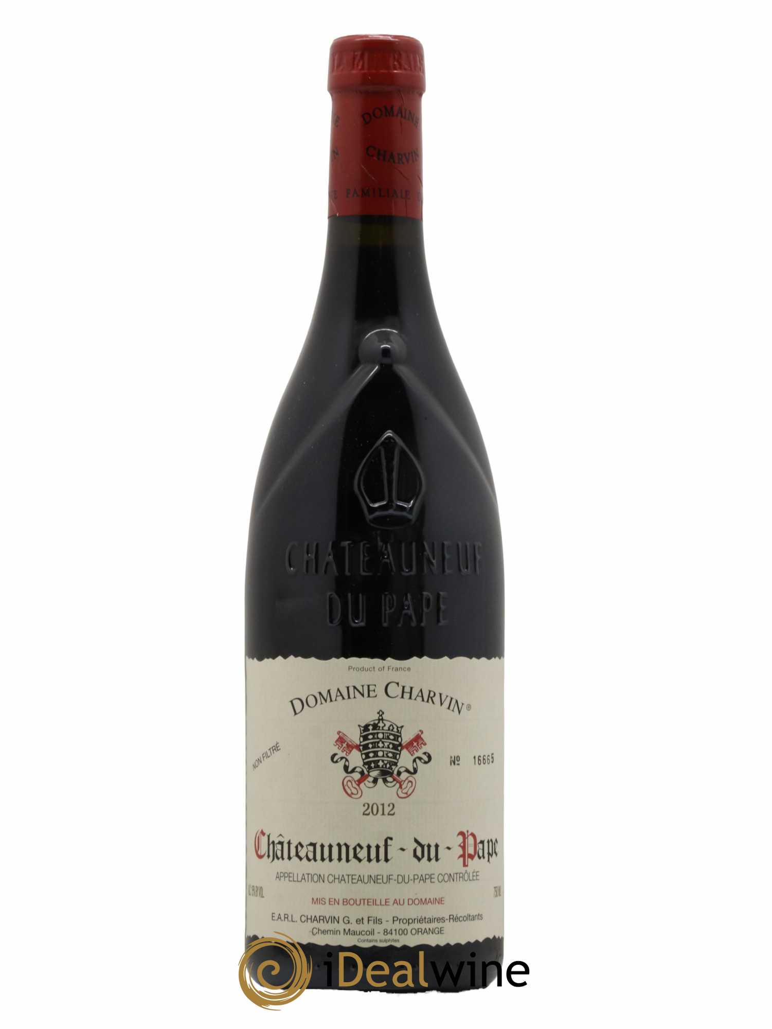Châteauneuf-du-Pape Charvin (Domaine) 2012 - Lot of 1 bottle - 0