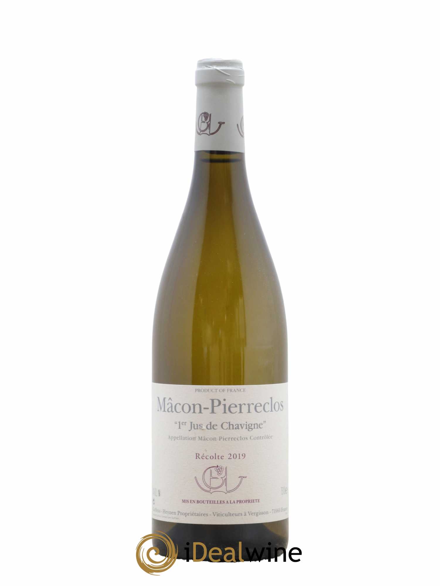 Mâcon Pierreclos 1er Jus de Chavigne Guffens-Heynen 2019 - Lot de 1 bouteille - 0