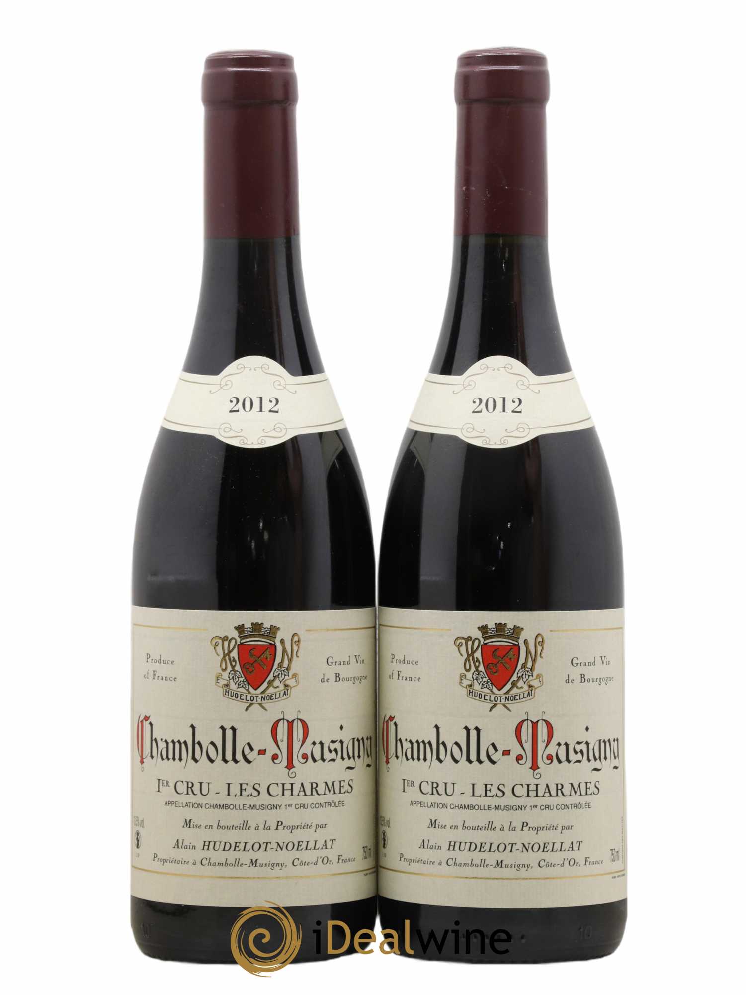 Chambolle-Musigny 1er Cru Les Charmes Hudelot-Noëllat 2012 - Lot de 2 bouteilles - 0