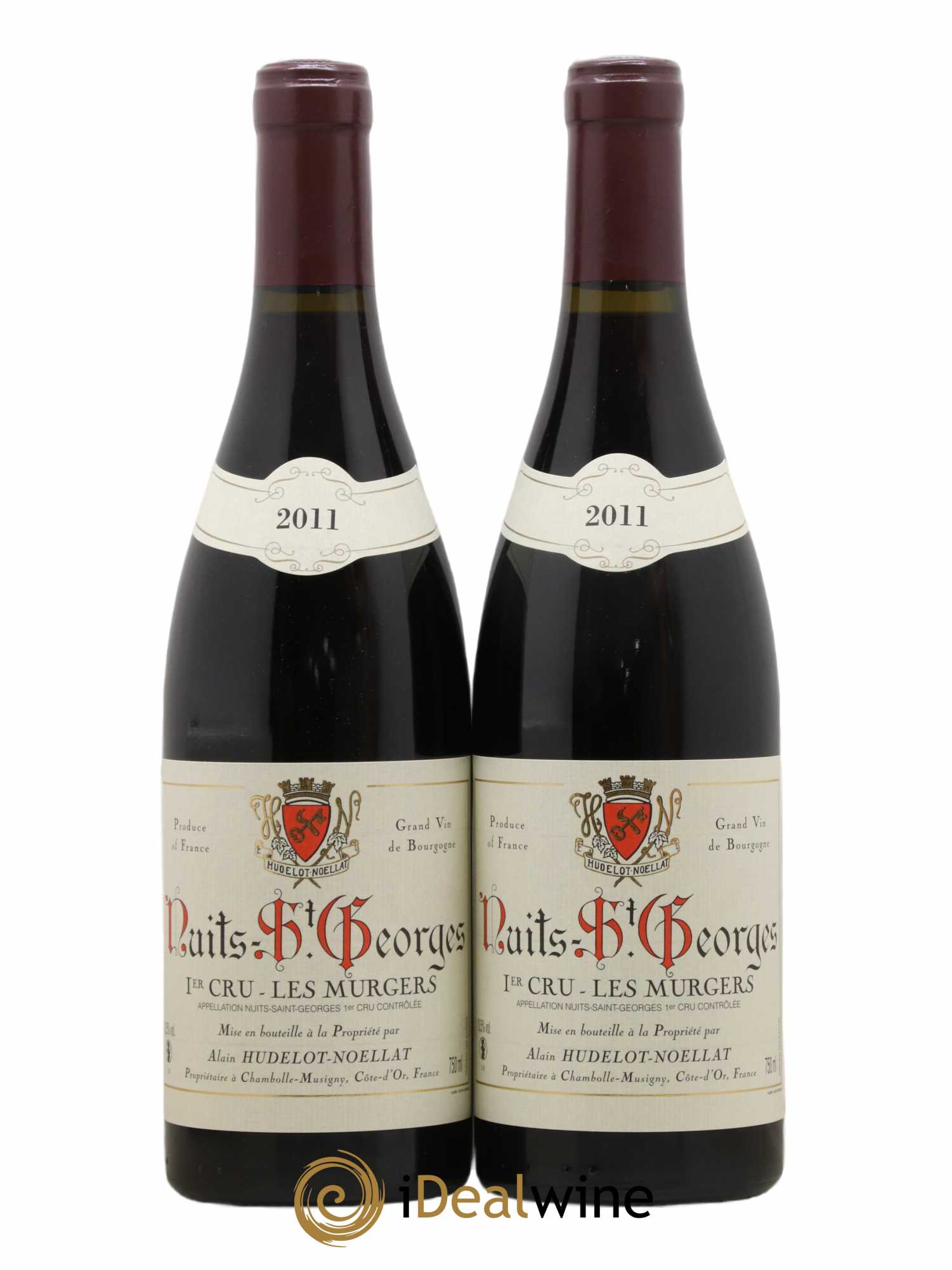 Nuits-Saint-Georges 1er Cru Les Murgers Hudelot-Noëllat 2011 - Lot de 2 bouteilles - 0