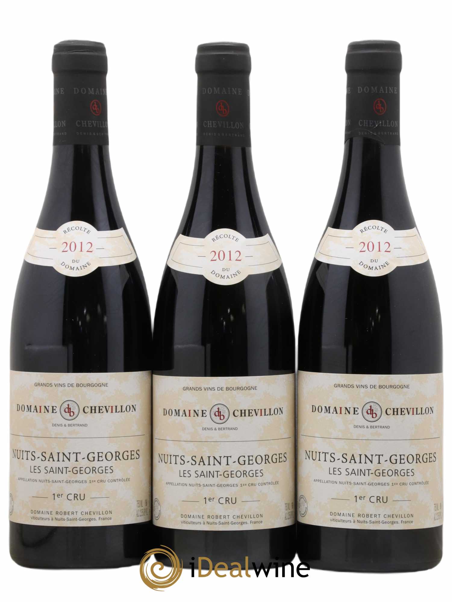 Nuits-Saint-Georges 1er Cru Les Saint Georges Robert Chevillon 2012 - Lot de 3 bouteilles - 0