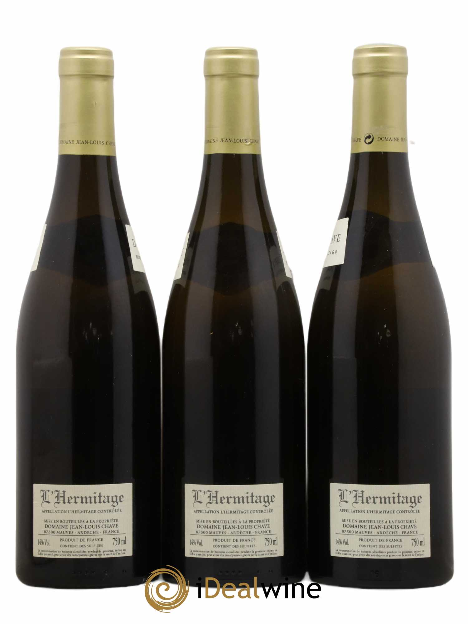 Hermitage Jean-Louis Chave 2012 - Lot de 3 bouteilles - 1