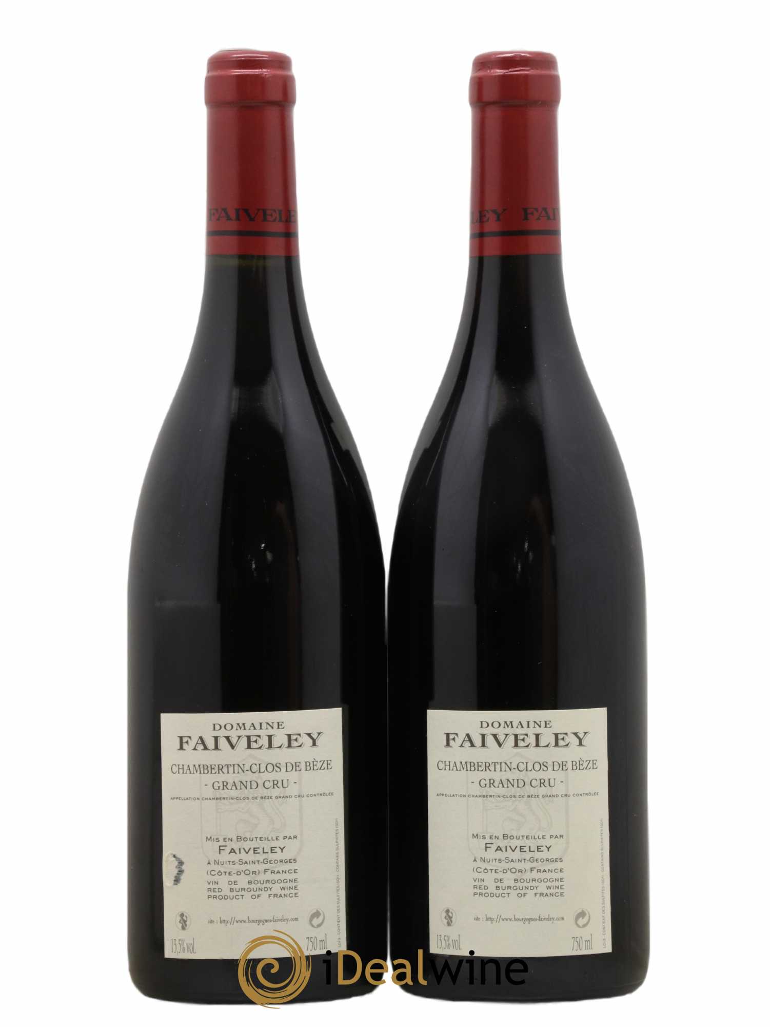 Chambertin Clos de Bèze Grand Cru Faiveley 2008 - Lot de 2 bouteilles - 1