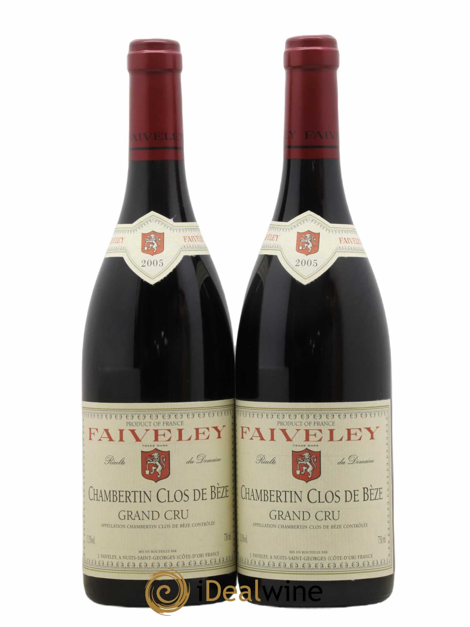 Chambertin Clos de Bèze Grand Cru Faiveley 2005 - Lot de 2 bouteilles - 0