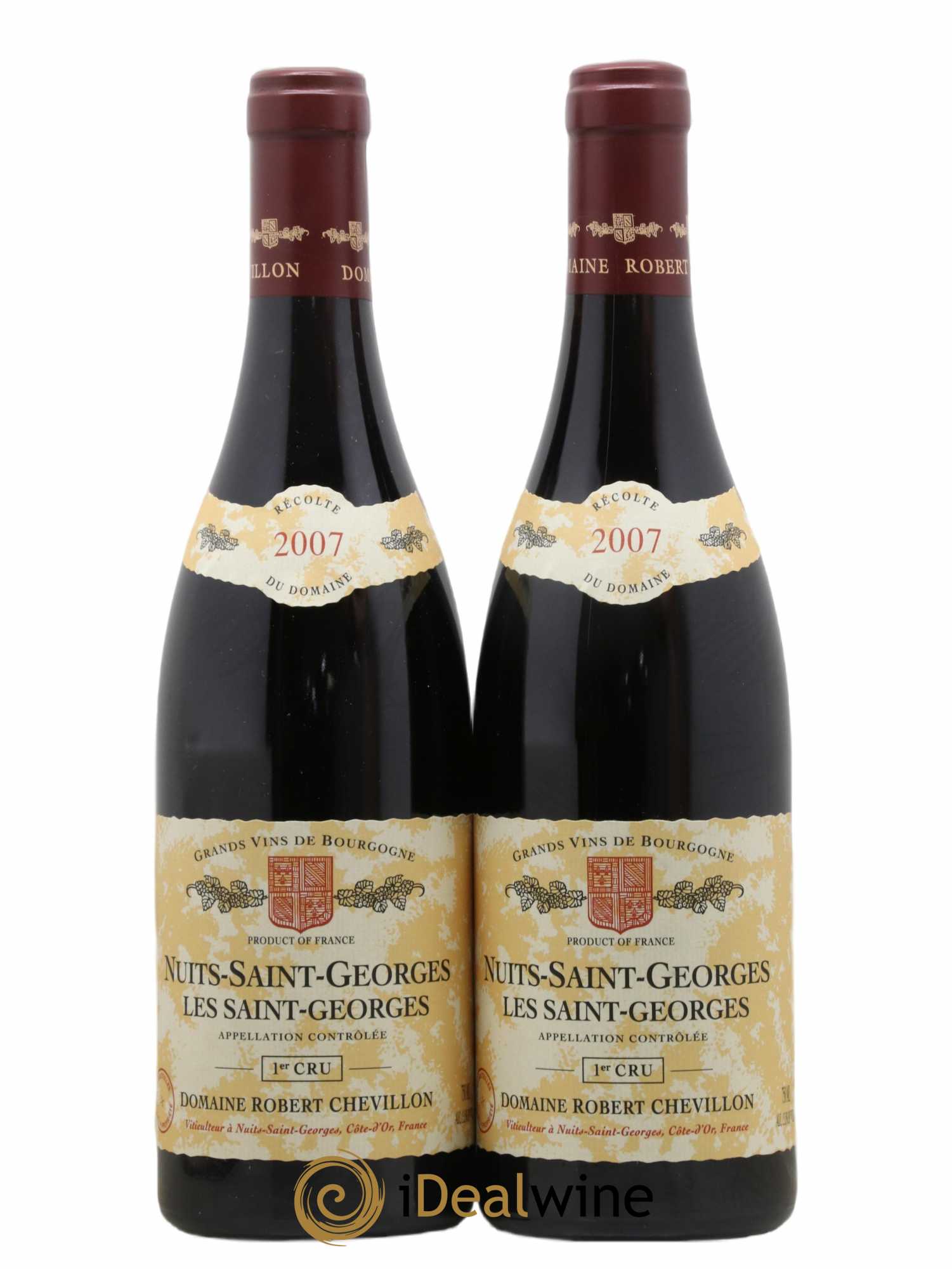 Nuits-Saint-Georges 1er Cru Les Saint Georges Robert Chevillon 2007 - Lot de 2 bouteilles - 0