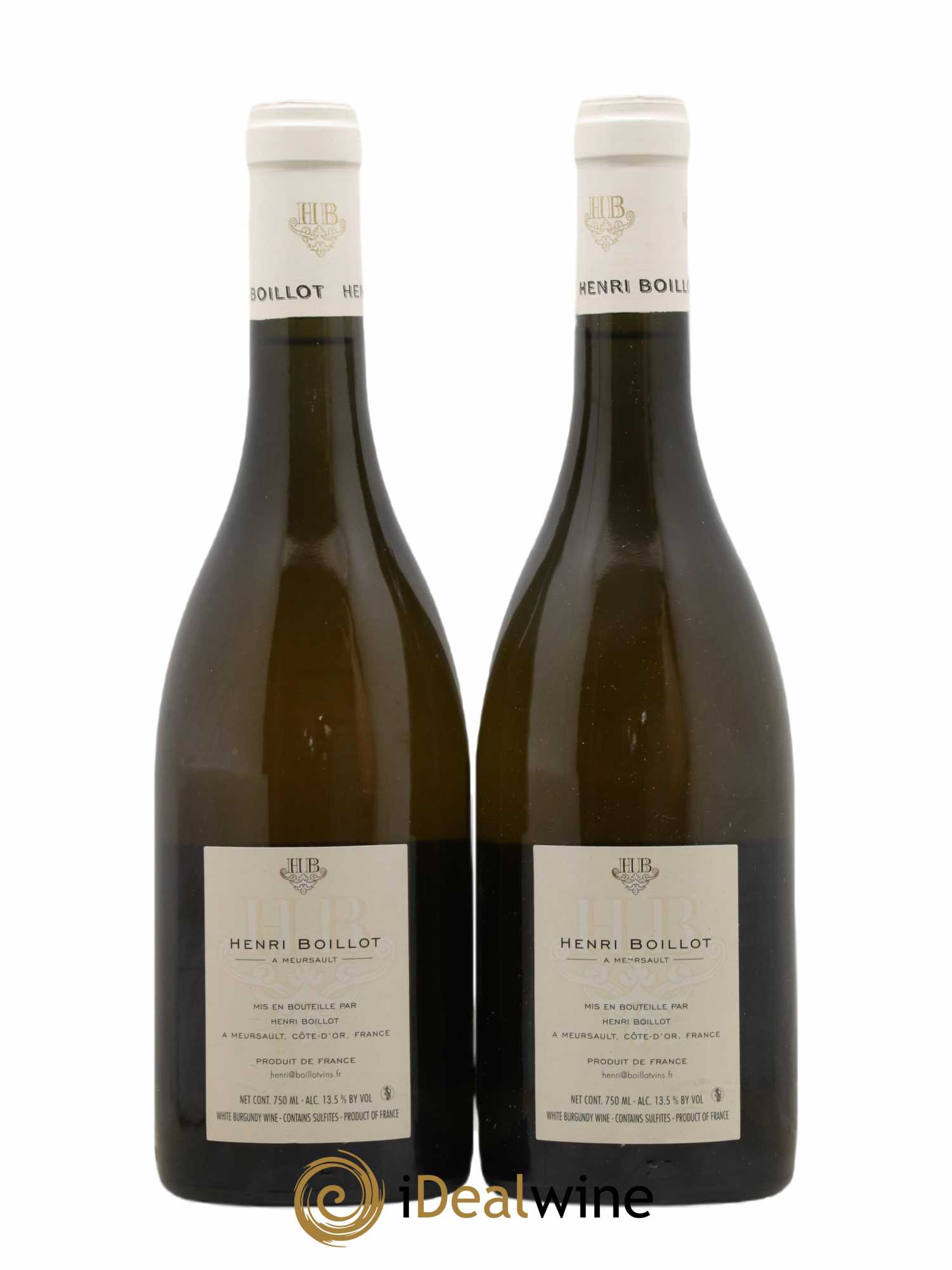 Meursault 1er Cru Les Perrières Henri Boillot (Domaine) 2012 - Lot de 2 bouteilles - 1