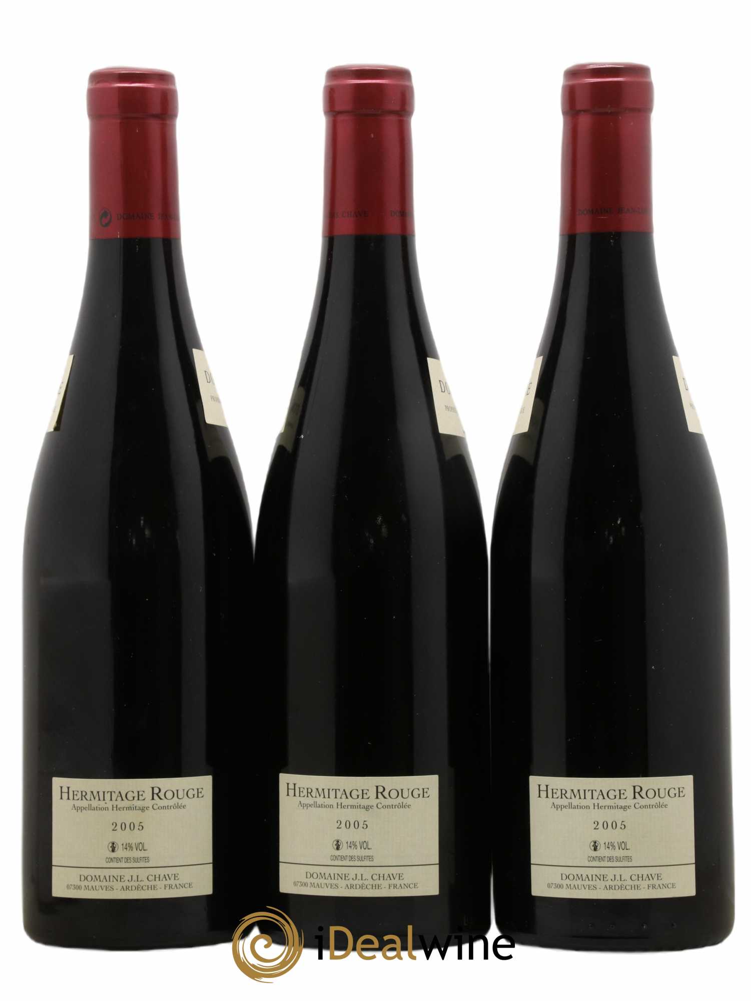 Hermitage Jean-Louis Chave 2005 - Lot de 3 bouteilles - 1