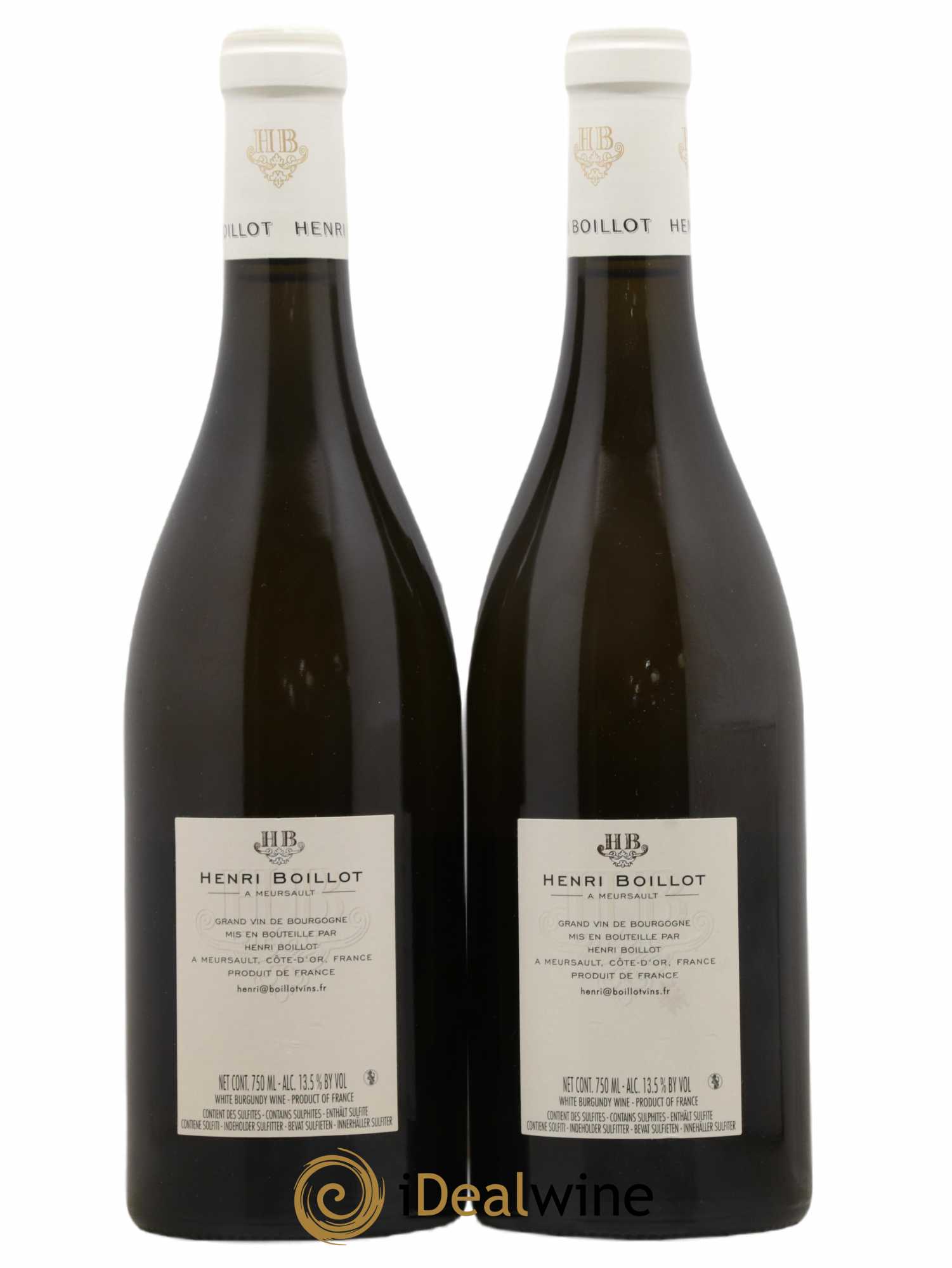 Puligny-Montrachet 1er Cru Clos de la Mouchère Henri Boillot (Domaine) 2016 - Lot de 2 bouteilles - 1