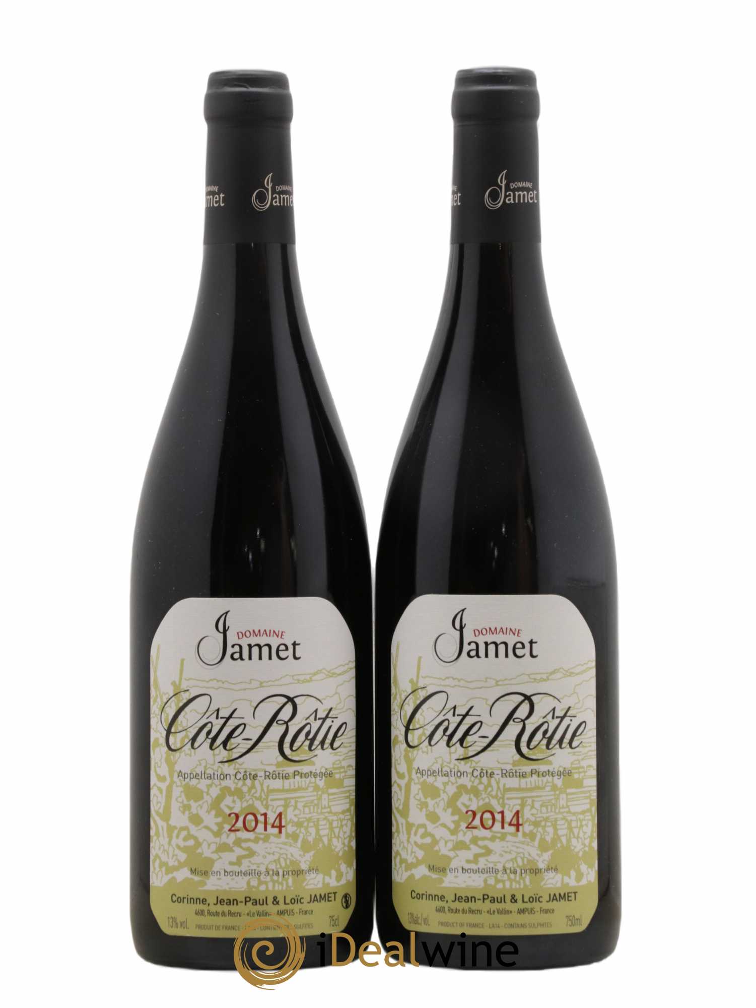 Côte-Rôtie Jamet (Domaine) 2014 - Lot de 2 bouteilles - 0