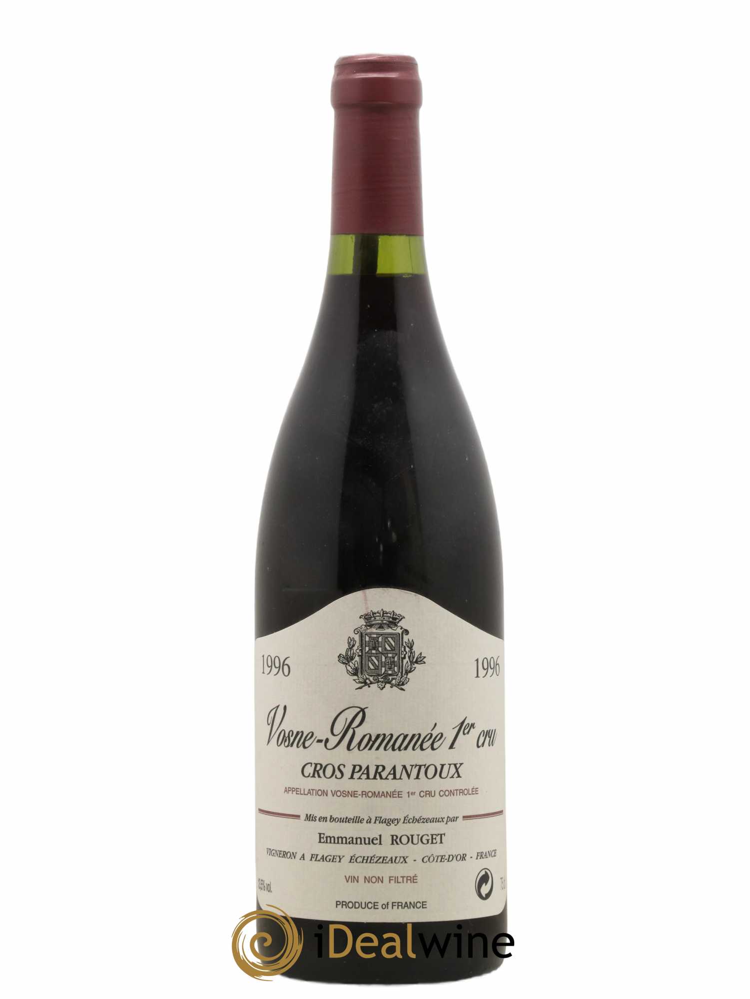 Vosne-Romanée 1er Cru Cros Parantoux Emmanuel Rouget 1996 - Lot de 1 bouteille - 0