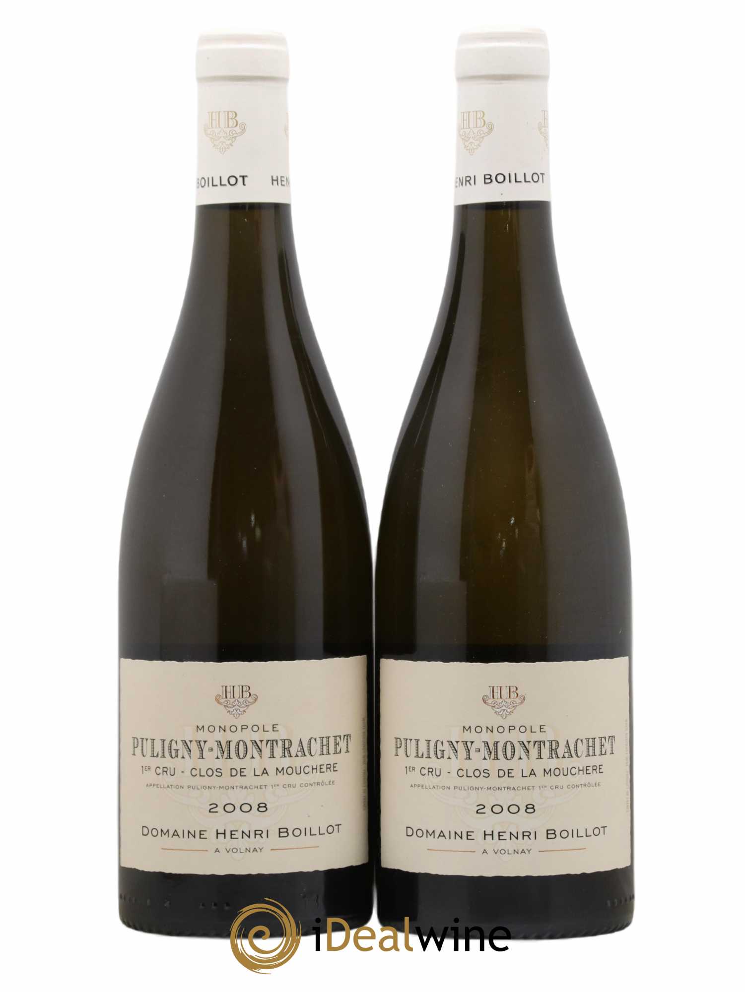 Puligny-Montrachet 1er Cru Clos de la Mouchère Henri Boillot (Domaine) 2008 - Lot de 2 bouteilles - 0
