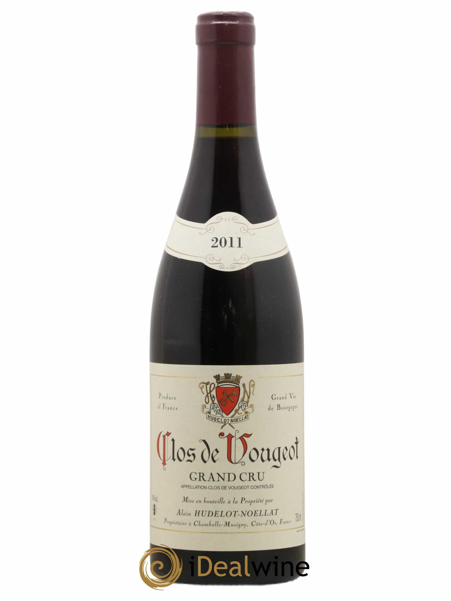 Clos de Vougeot Grand Cru Hudelot-Noëllat 2011 - Lot de 1 bouteille - 0
