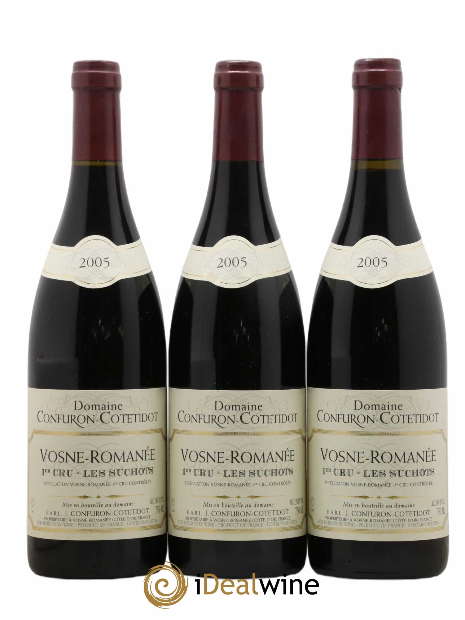 Vosne-Romanée 1er Cru Les Suchots Confuron-Cotetidot 2005 - Lot de 3 bouteilles - 0