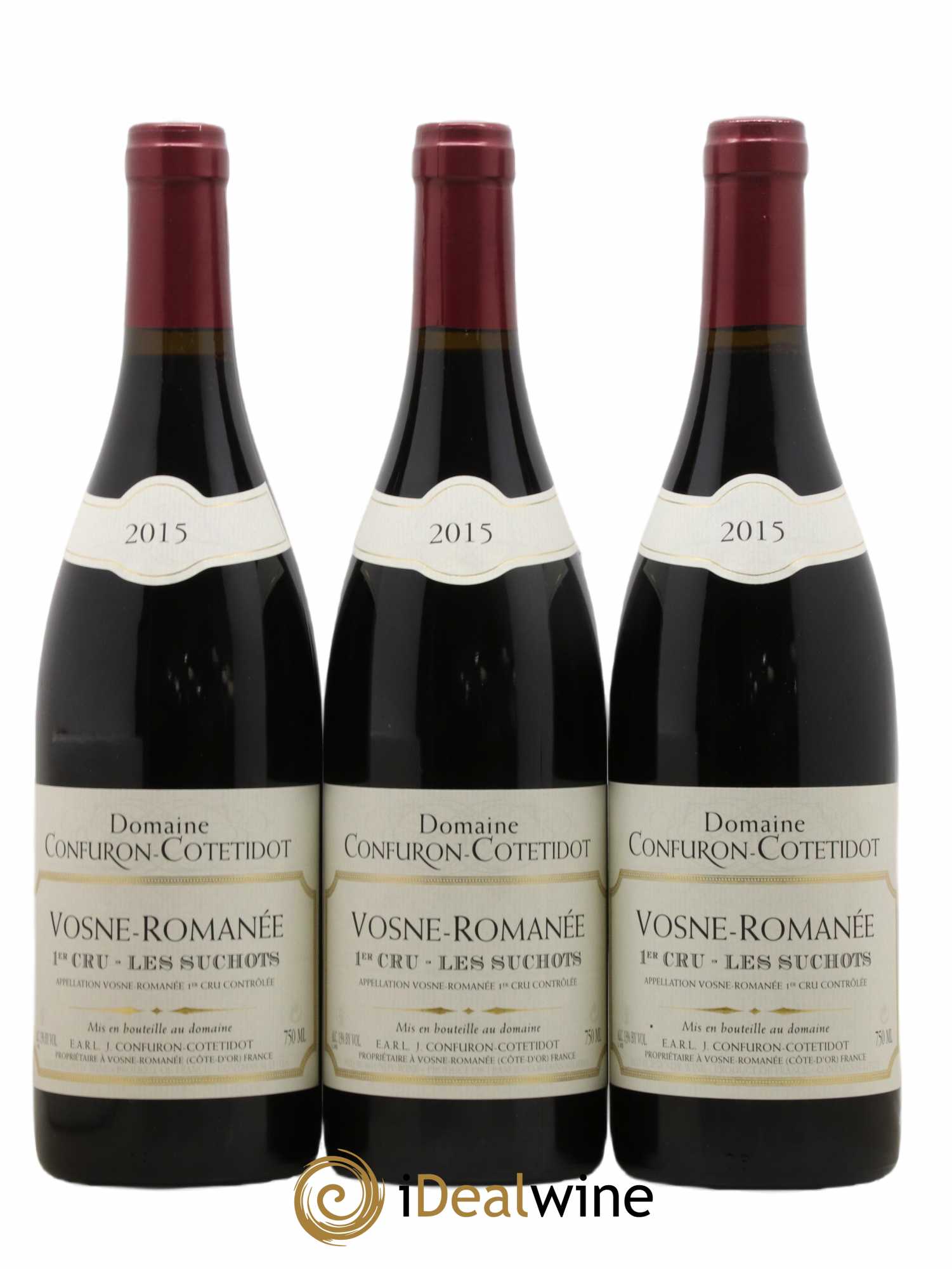 Vosne-Romanée 1er Cru Les Suchots Confuron-Cotetidot 2015 - Lot de 3 bouteilles - 0