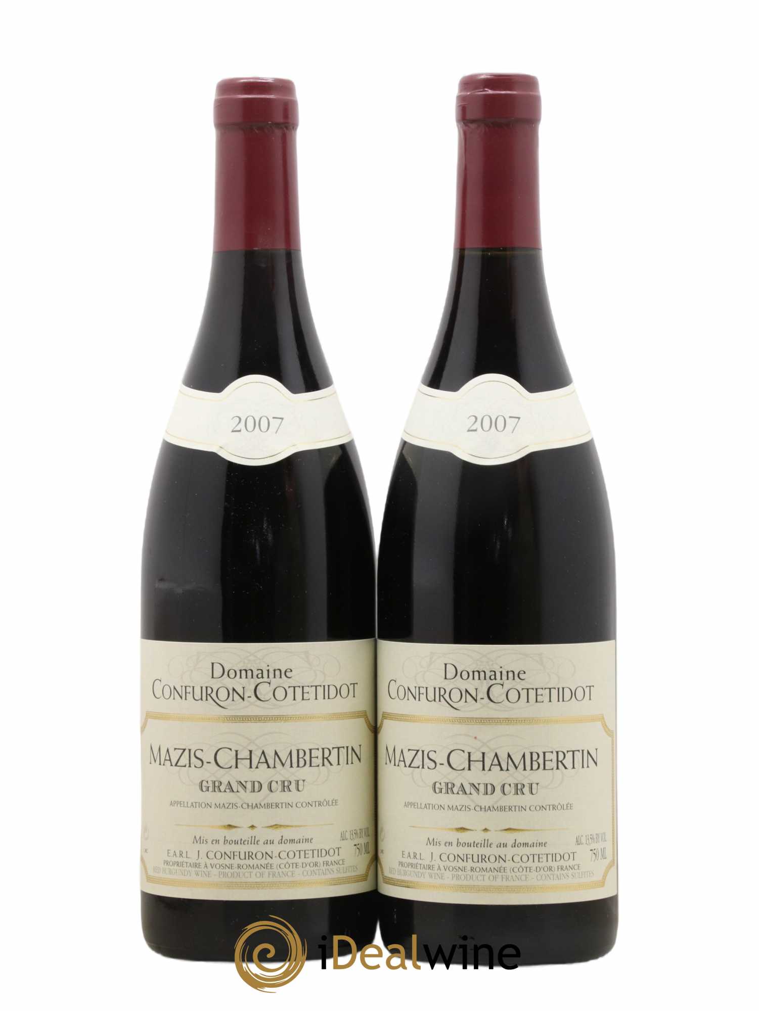 Mazis-Chambertin Grand Cru Confuron-Cotetidot 2007 - Lot de 2 bouteilles - 0