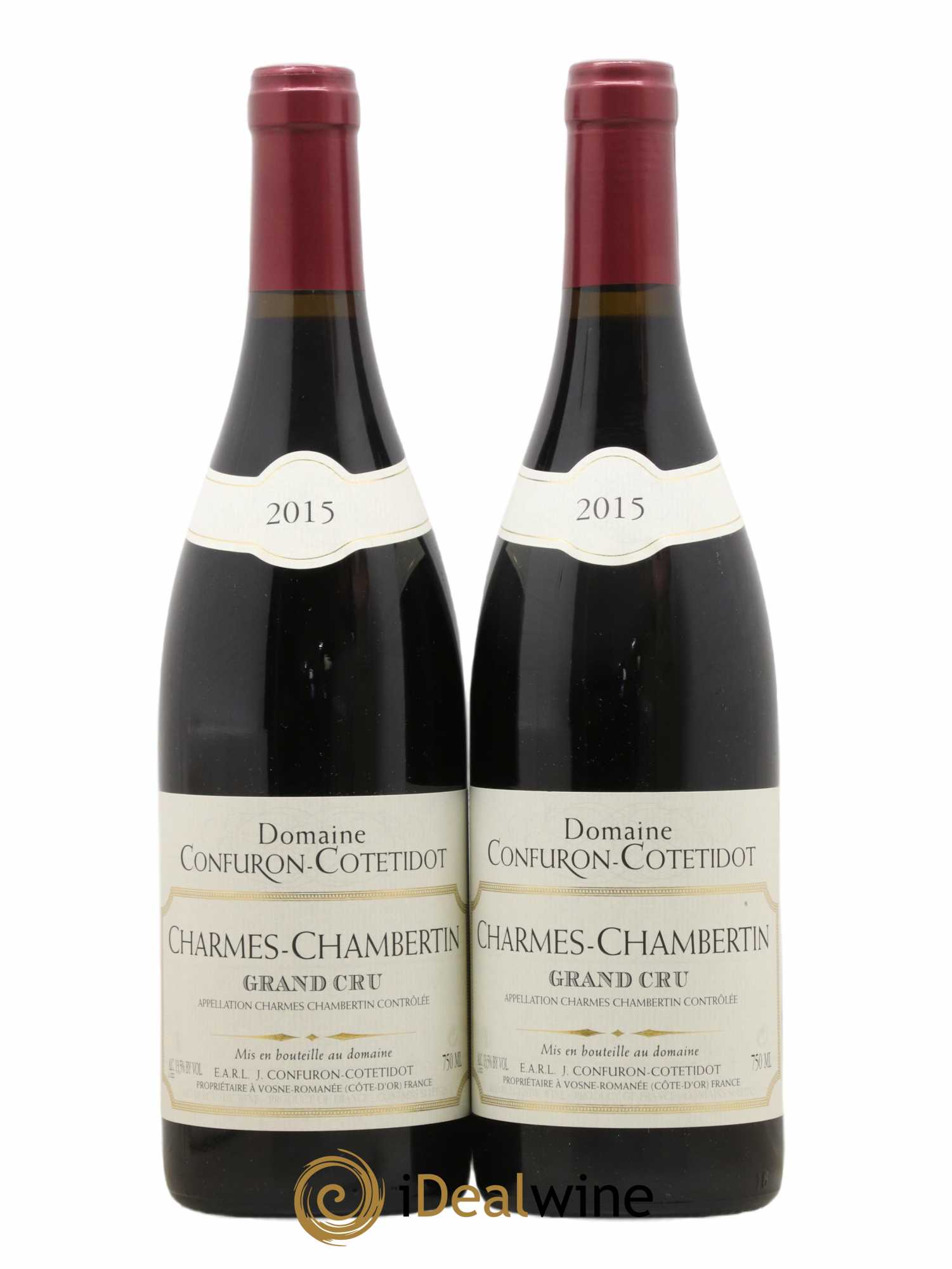 Charmes-Chambertin Grand Cru Confuron-Cotetidot 2015 - Lot de 2 bouteilles - 0