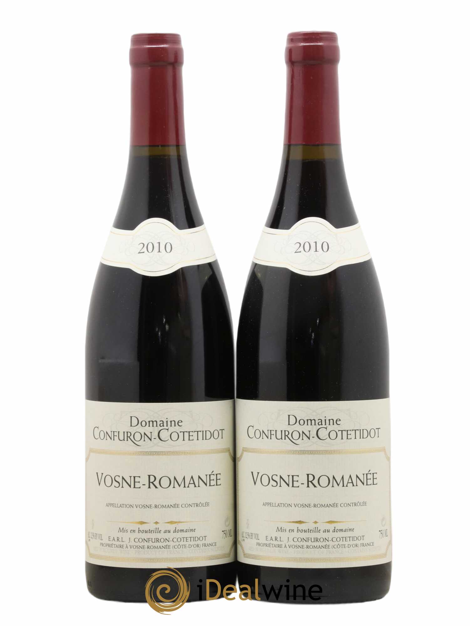 Vosne-Romanée Confuron-Cotetidot 2010 - Lot de 2 bouteilles - 0