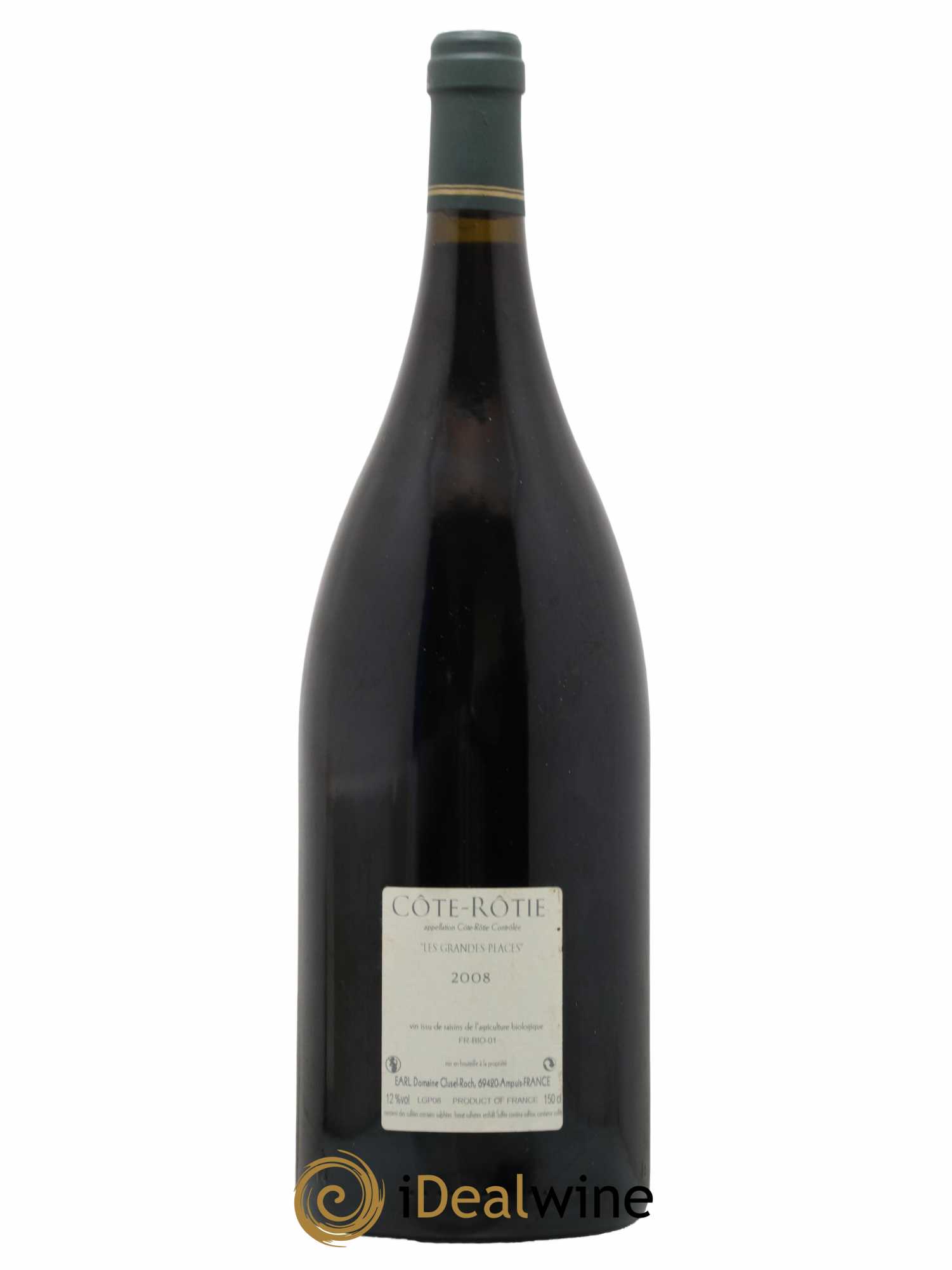 Côte-Rôtie Les Grandes Places Clusel-Roch 2008 - Lot de 1 magnum - 1