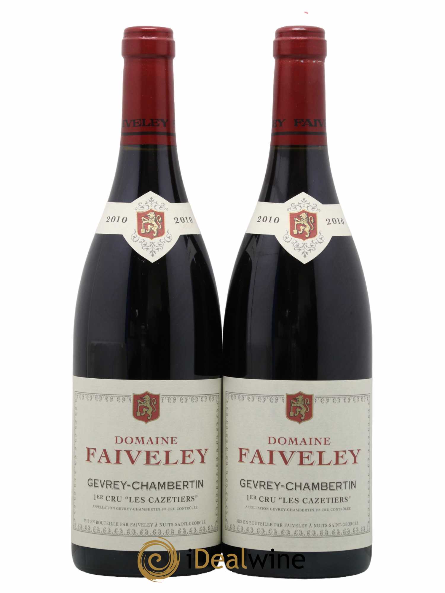 Gevrey-Chambertin 1er Cru Les Cazetiers Faiveley 2010 - Lot de 2 bouteilles - 0
