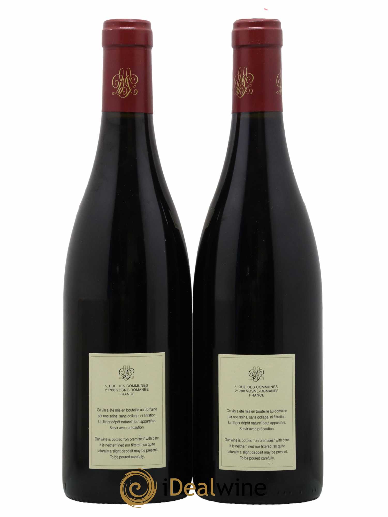 Clos de Vougeot Grand Cru Georges Mugneret-Gibourg (Domaine) 2001 - Lot de 2 bouteilles - 1