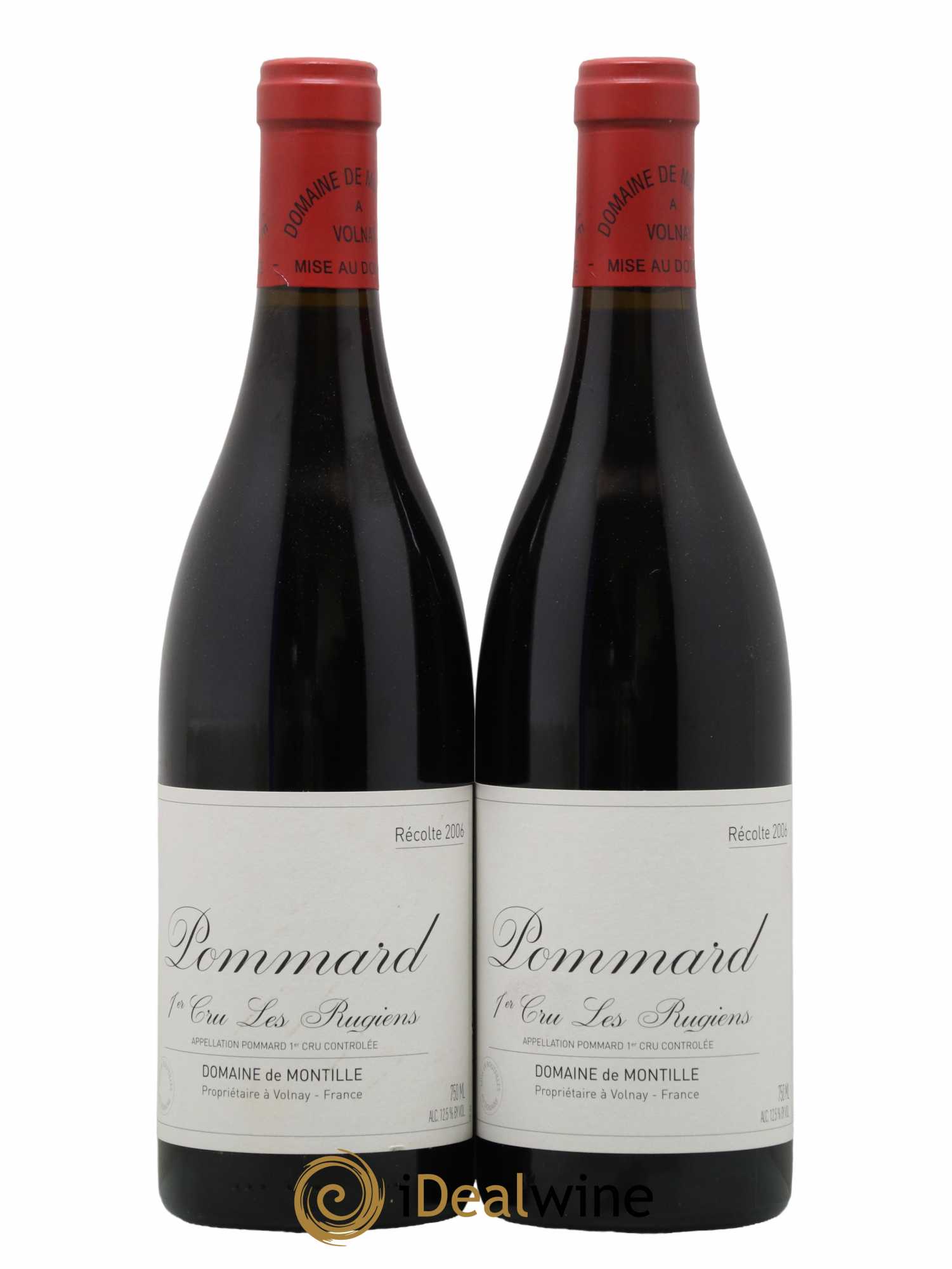 Pommard 1er Cru Les Rugiens De Montille (Domaine) 2006 - Lot de 2 bouteilles - 0
