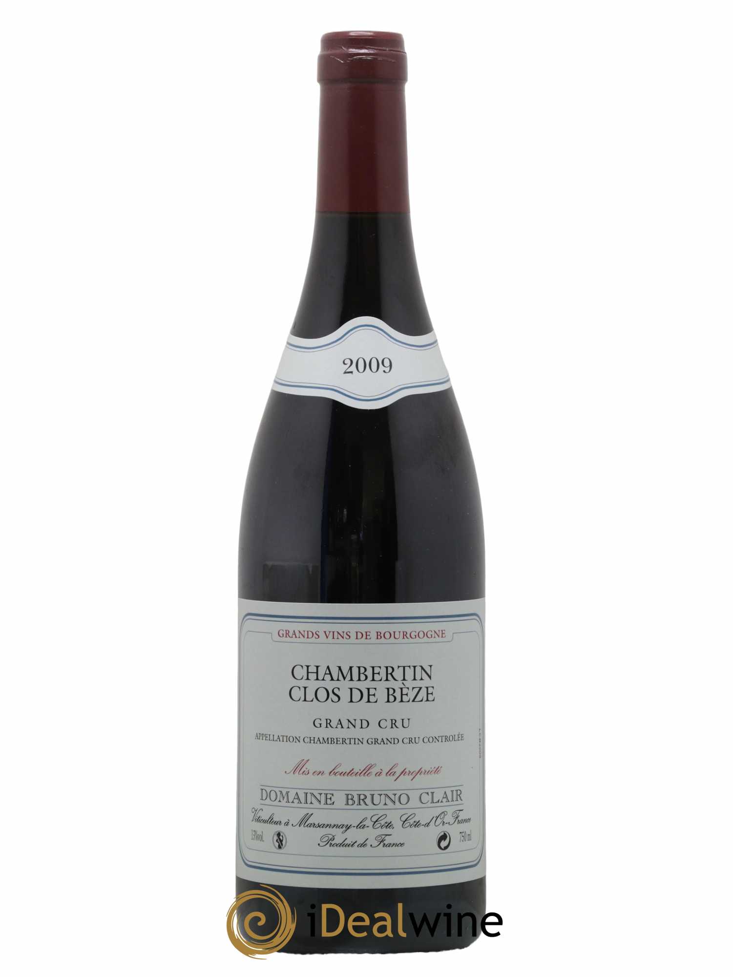 Chambertin Clos de Bèze Grand Cru Bruno Clair (Domaine) 2009 - Lot de 1 bouteille - 0