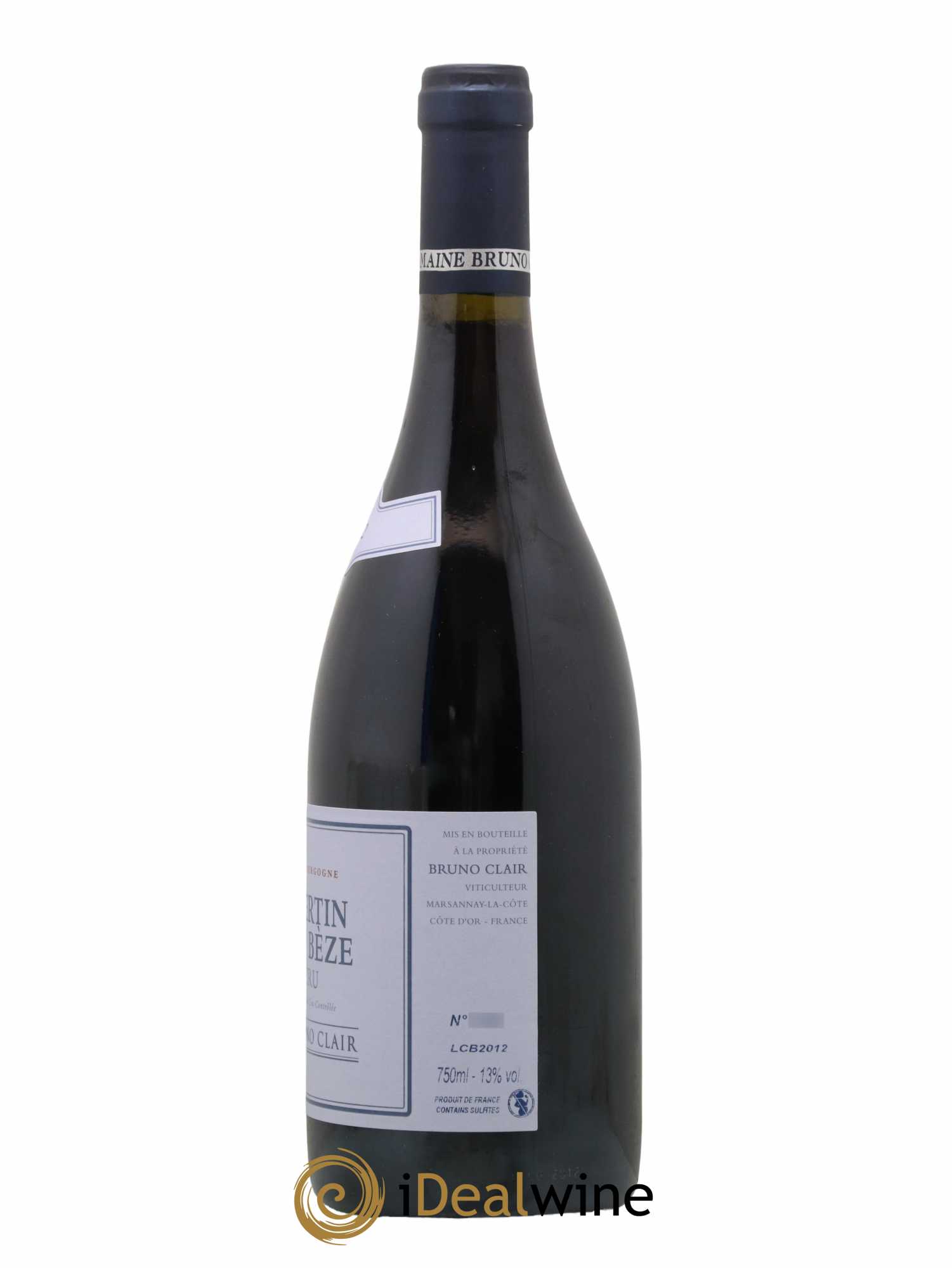 Chambertin Clos de Bèze Grand Cru Bruno Clair (Domaine) 2012 - Lot de 1 bouteille - 1