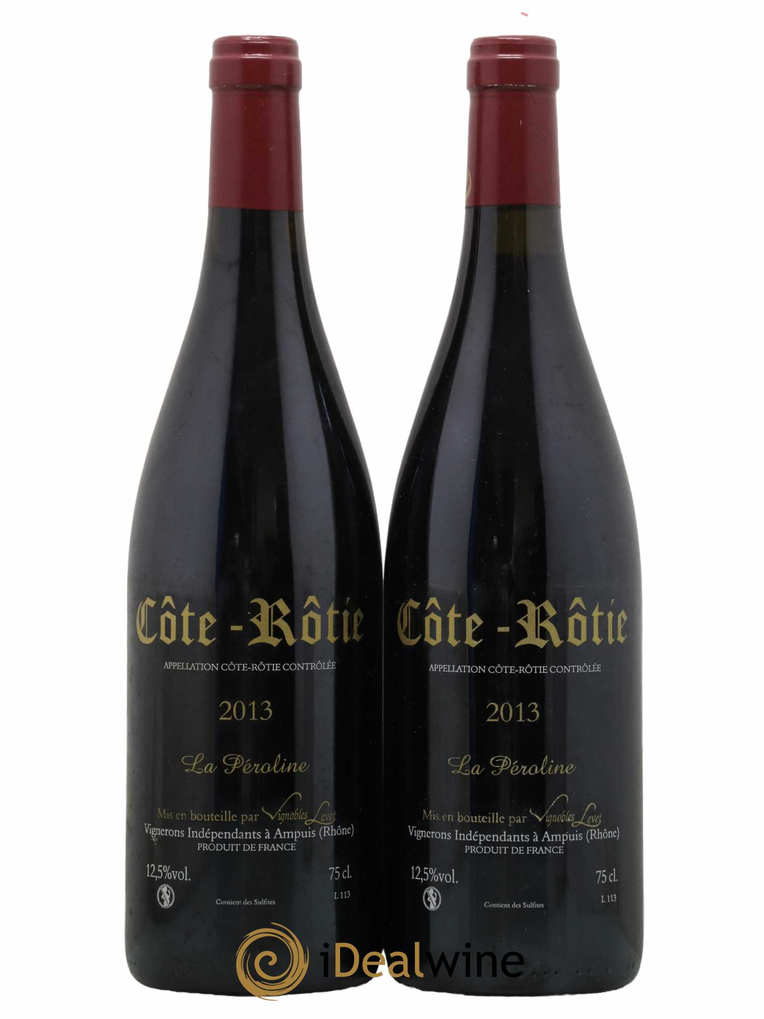 Côte-Rôtie La Péroline Vignobles Levet 2013 - Lot de 2 bouteilles - 1