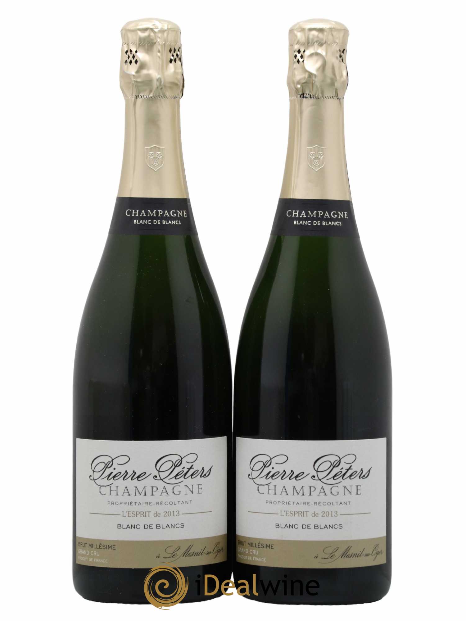 l'Esprit Blanc de Blancs Brut Pierre Péters Grand Cru 2013 - Lot de 2 bouteilles - 0