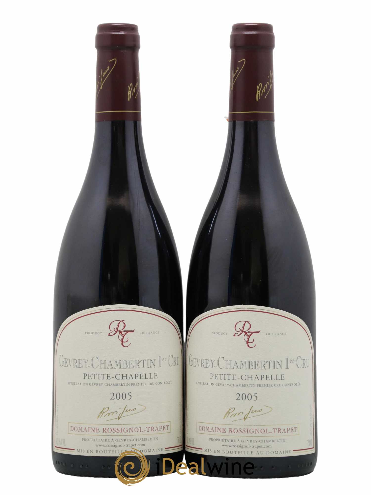 Gevrey-Chambertin 1er Cru Petite Chapelle Rossignol-Trapet (Domaine) 2005 - Lot de 2 bouteilles - 0