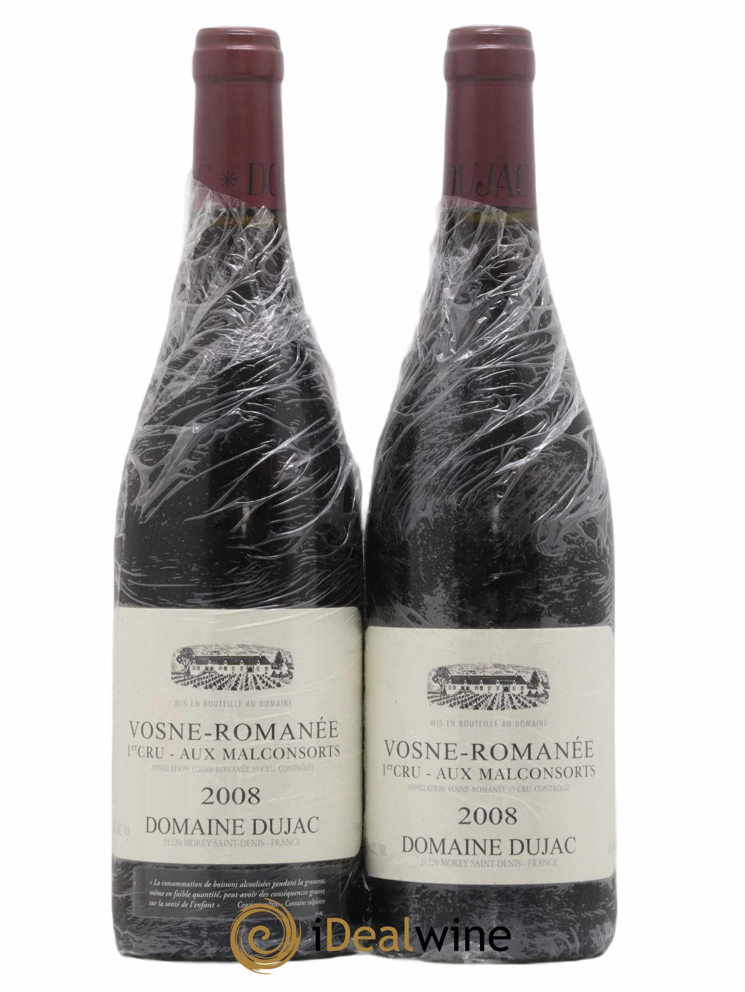 Vosne-Romanée 1er Cru Aux Malconsorts Dujac (Domaine) 2008 - Lot de 2 bouteilles - 0