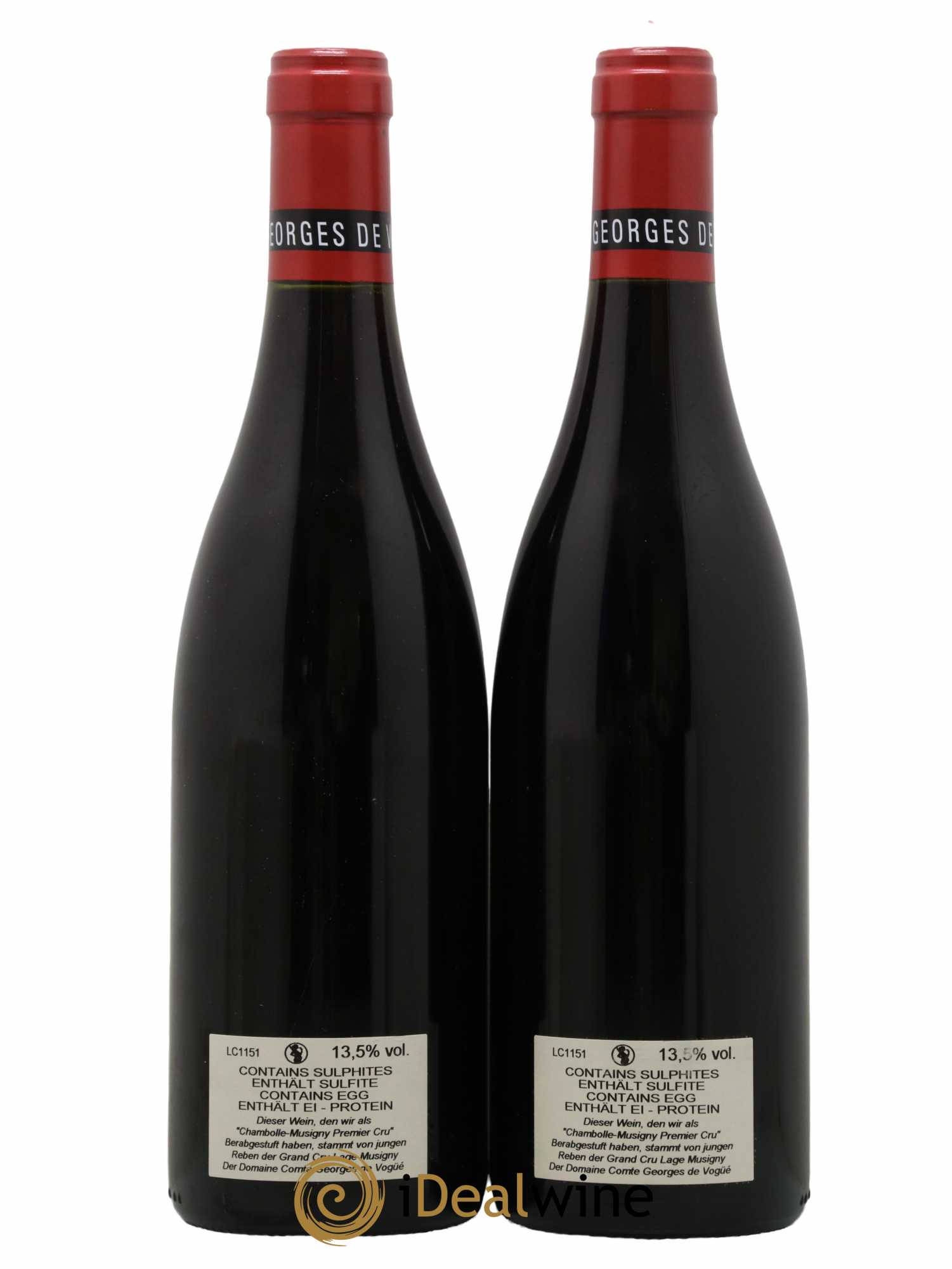 Chambolle-Musigny 1er Cru Comte Georges de Vogüé 2015 - Lot de 2 bouteilles - 1
