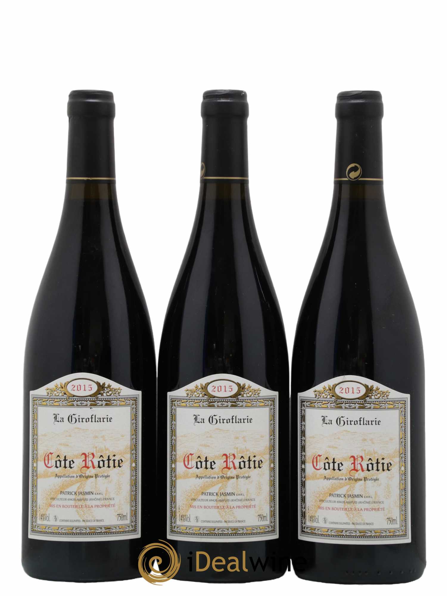 Côte-Rôtie La Giroflarie Jasmin (Domaine) 2015 - Lot de 3 bouteilles - 0