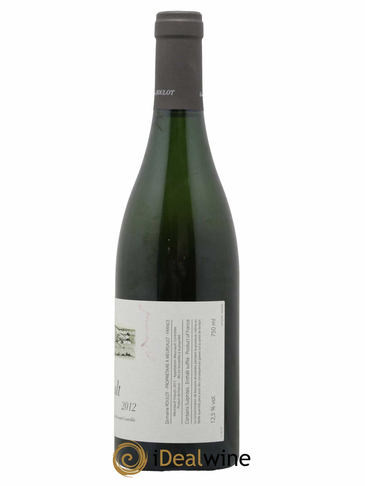 Meursault Les Vireuils Roulot (Domaine) 2012 - Lot de 1 bouteille - 1