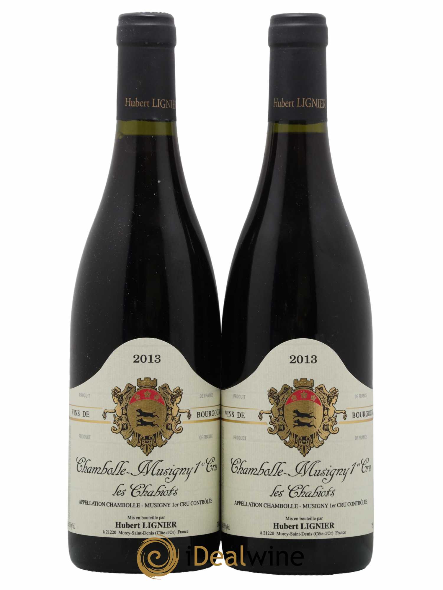 Chambolle-Musigny 1er Cru Les Chabiots Hubert Lignier (Domaine) 2013 - Lot de 2 bouteilles - 0