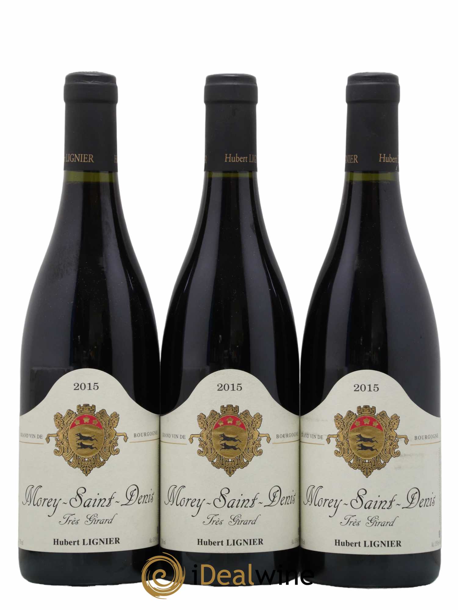 Morey-Saint-Denis Très Girard Hubert Lignier (Domaine) 2015 - Lot de 3 bouteilles - 0
