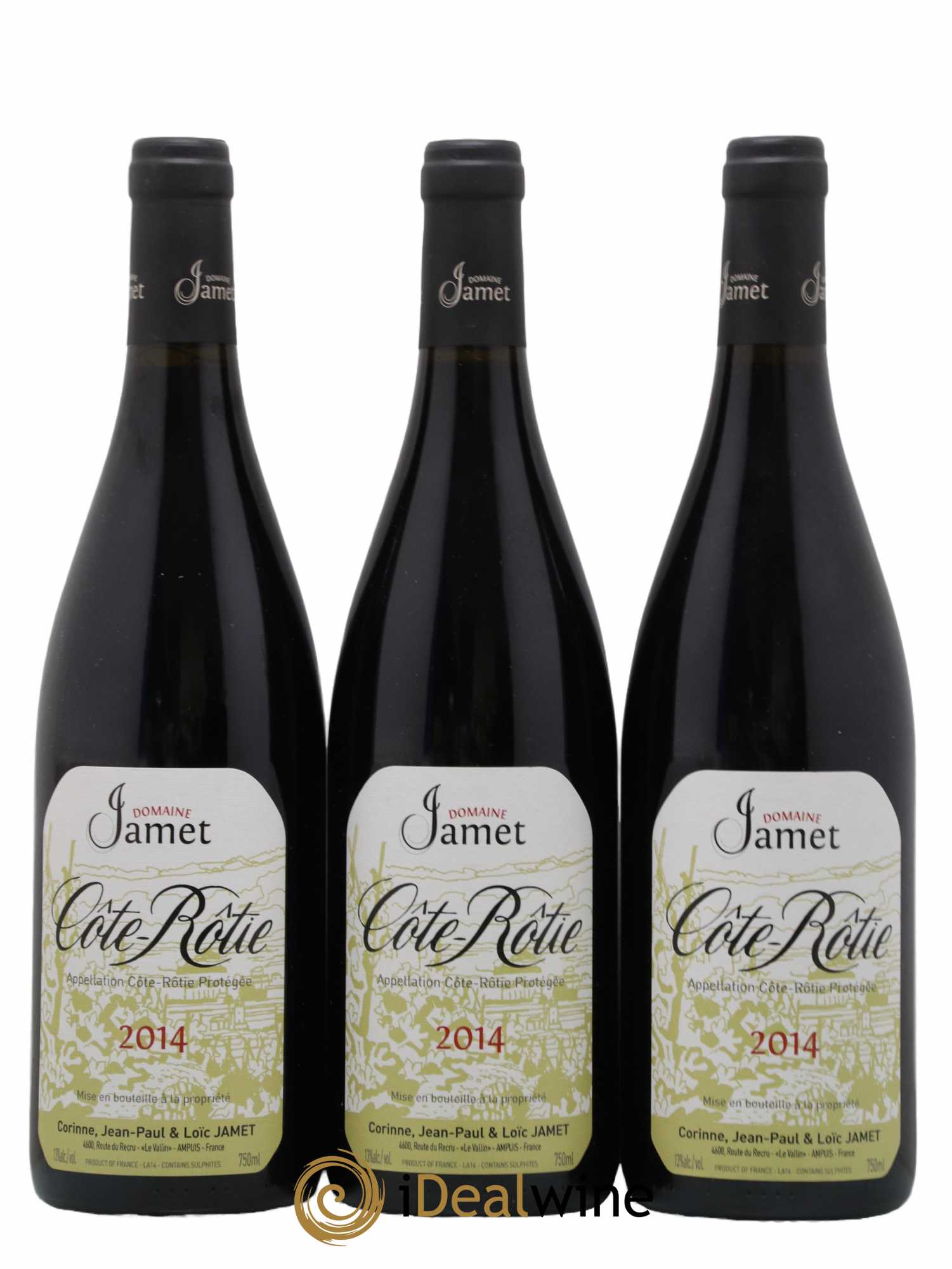 Côte-Rôtie Jamet (Domaine) 2014 - Lot de 3 bouteilles - 0