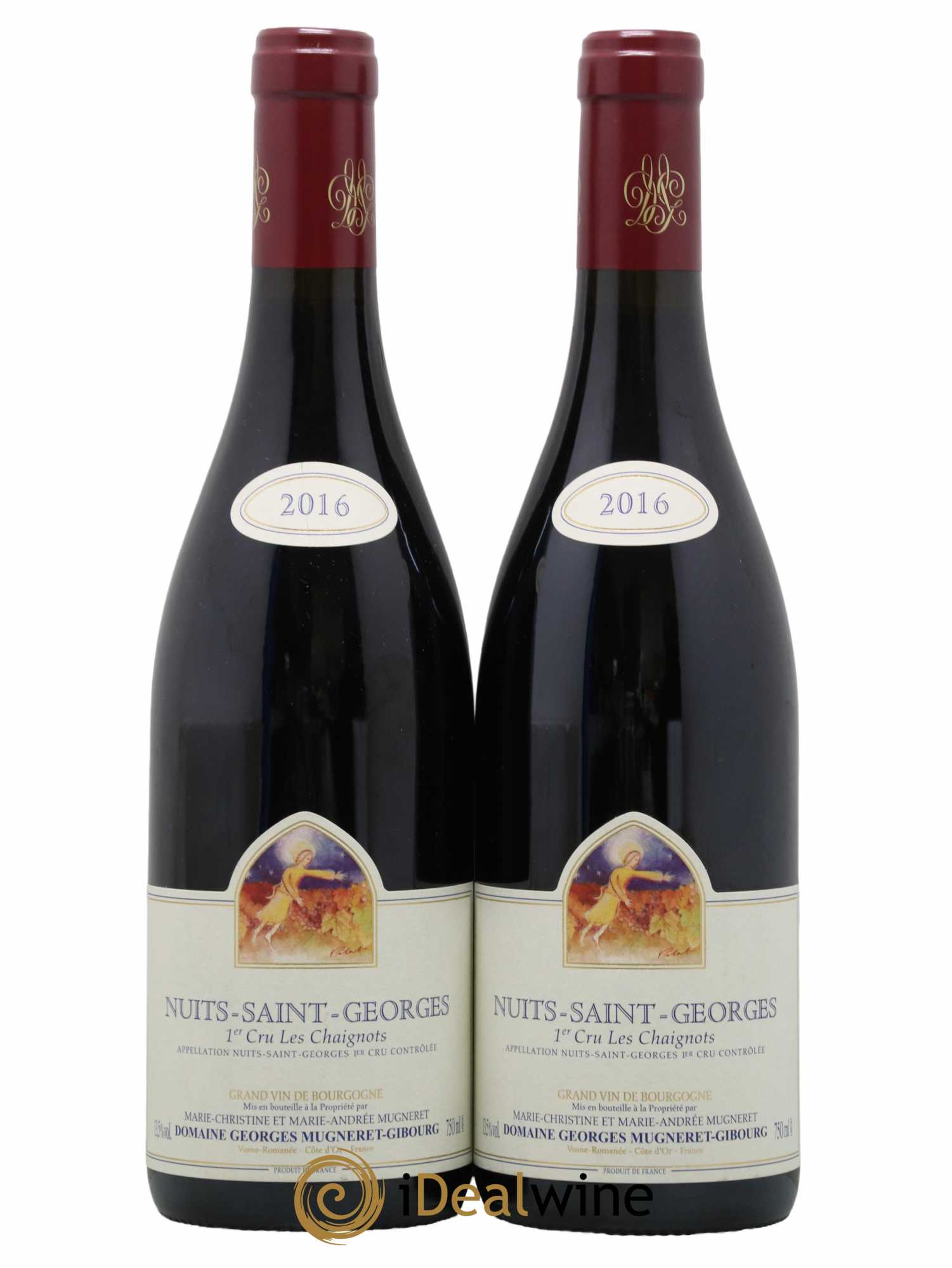 Nuits-Saint-Georges 1er Cru Les Chaignots Mugneret-Gibourg (Domaine) 2016 - Lot de 2 bouteilles - 0