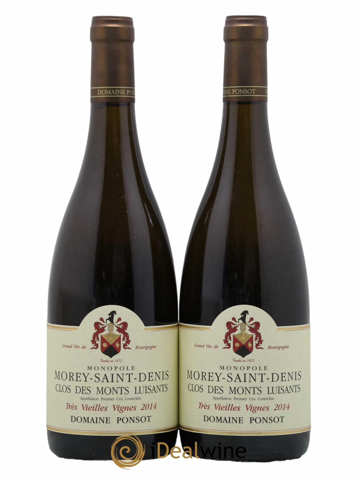 Morey-Saint-Denis 1er Cru Clos des Monts Luisants Vieilles Vignes Ponsot (Domaine) 2014 - Lot de 2 bouteilles - 0