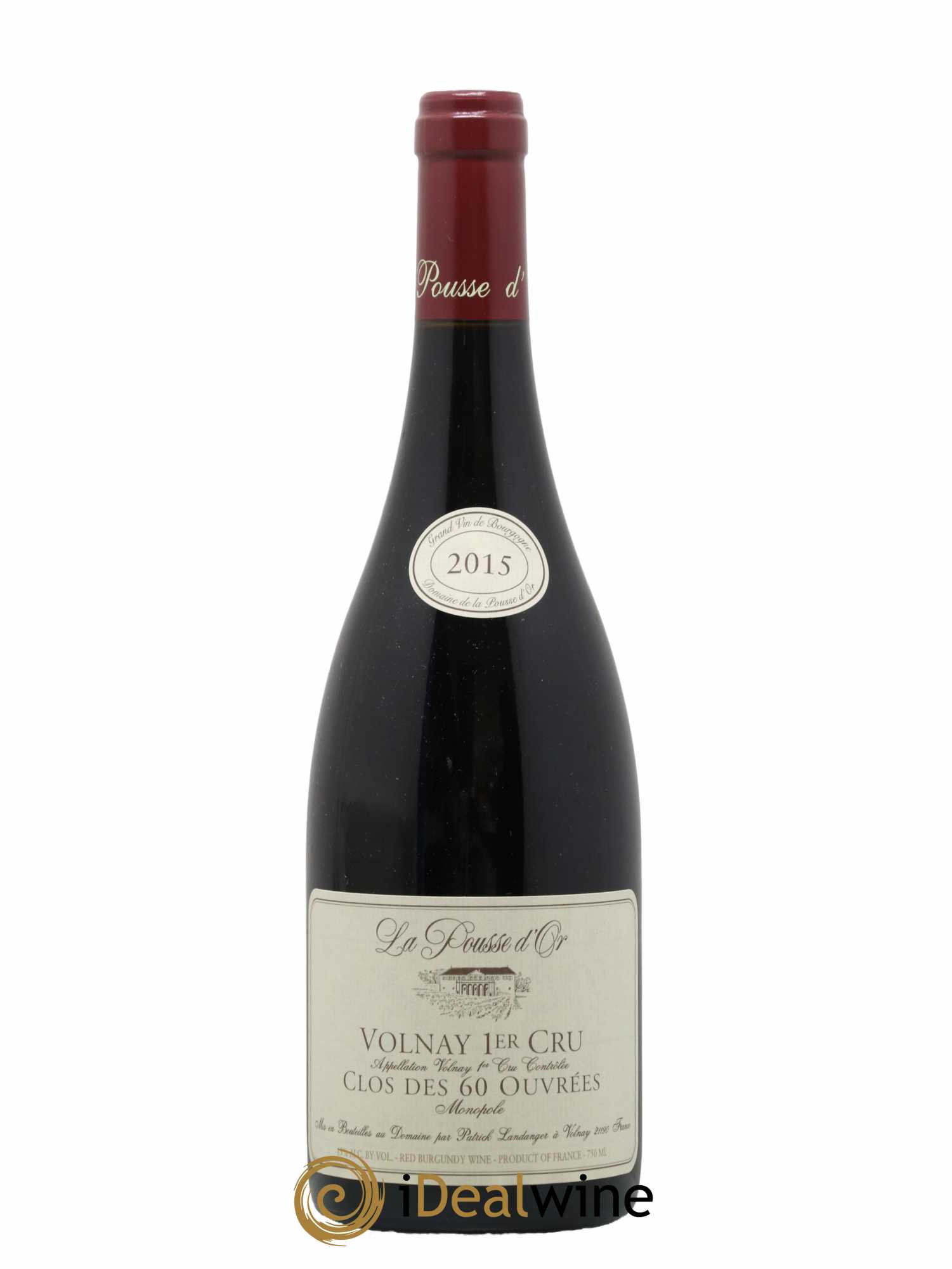 Volnay 1er Cru Clos des 60 ouvrées La Pousse d'Or (Domaine de) 2015 - Lot de 1 bouteille - 0