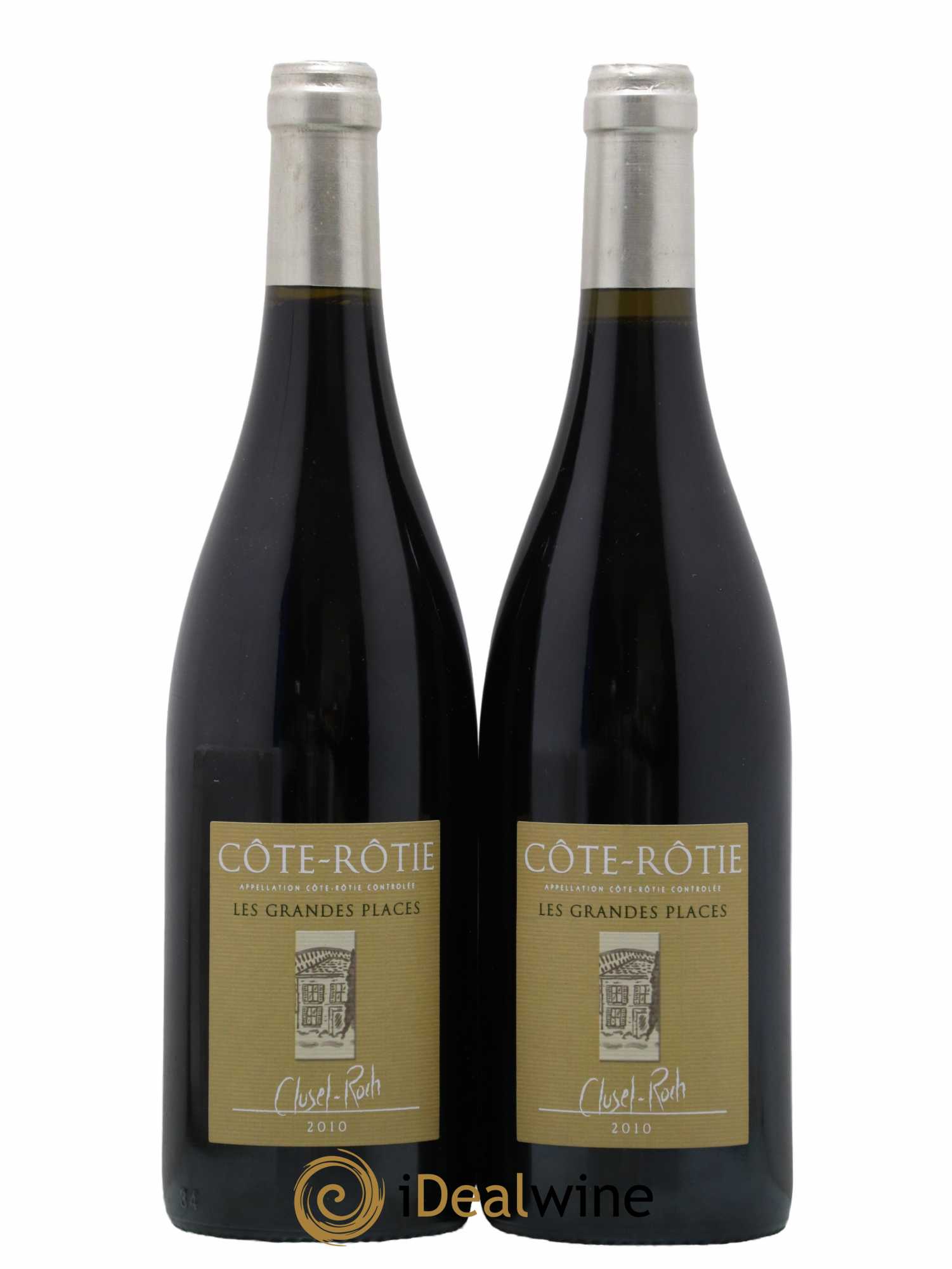 Côte-Rôtie Les Grandes Places Clusel-Roch 2010 - Lot de 2 bouteilles - 0
